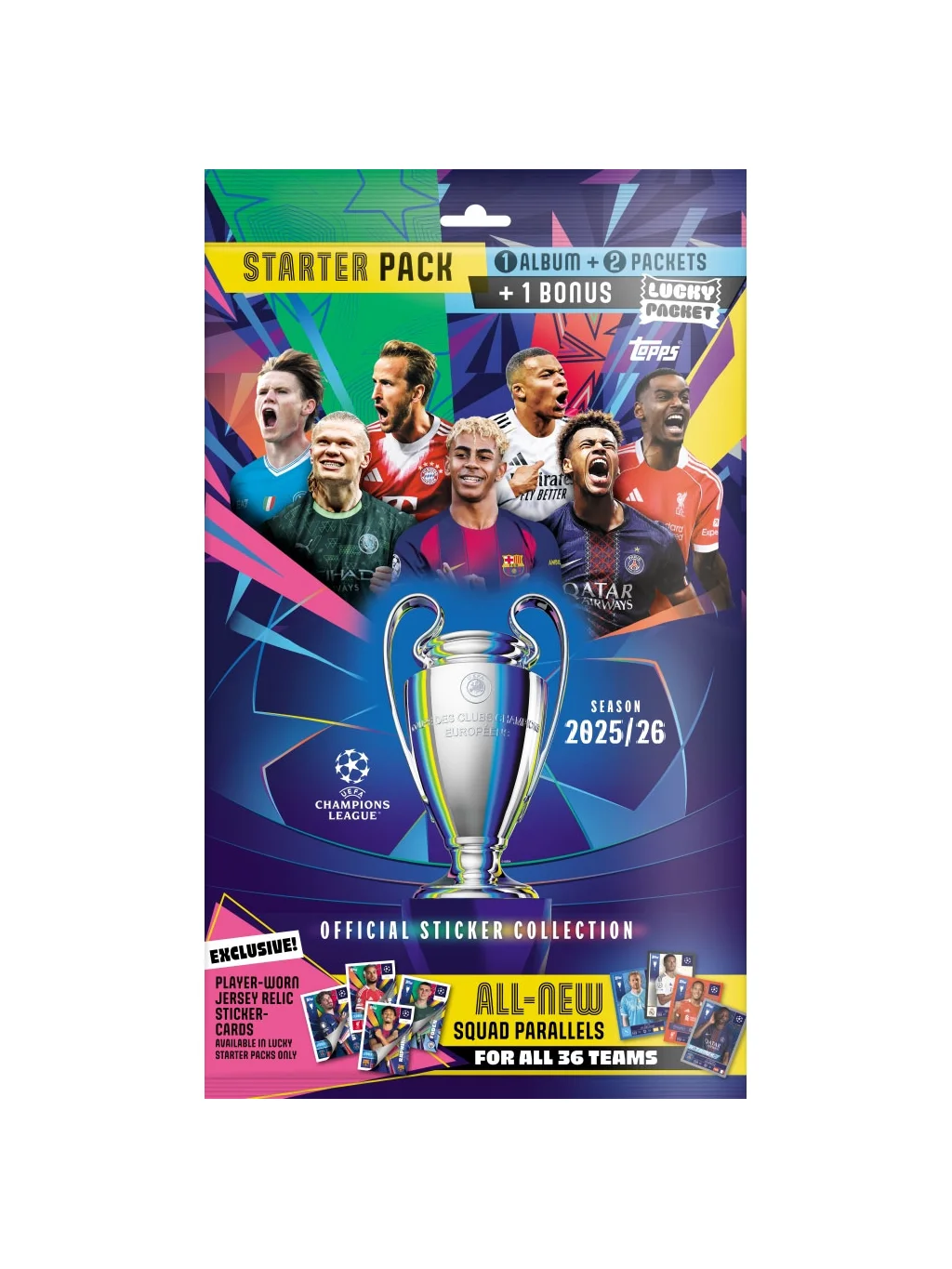 2025/2026 Topps UEFA Champions League Startovací balíček