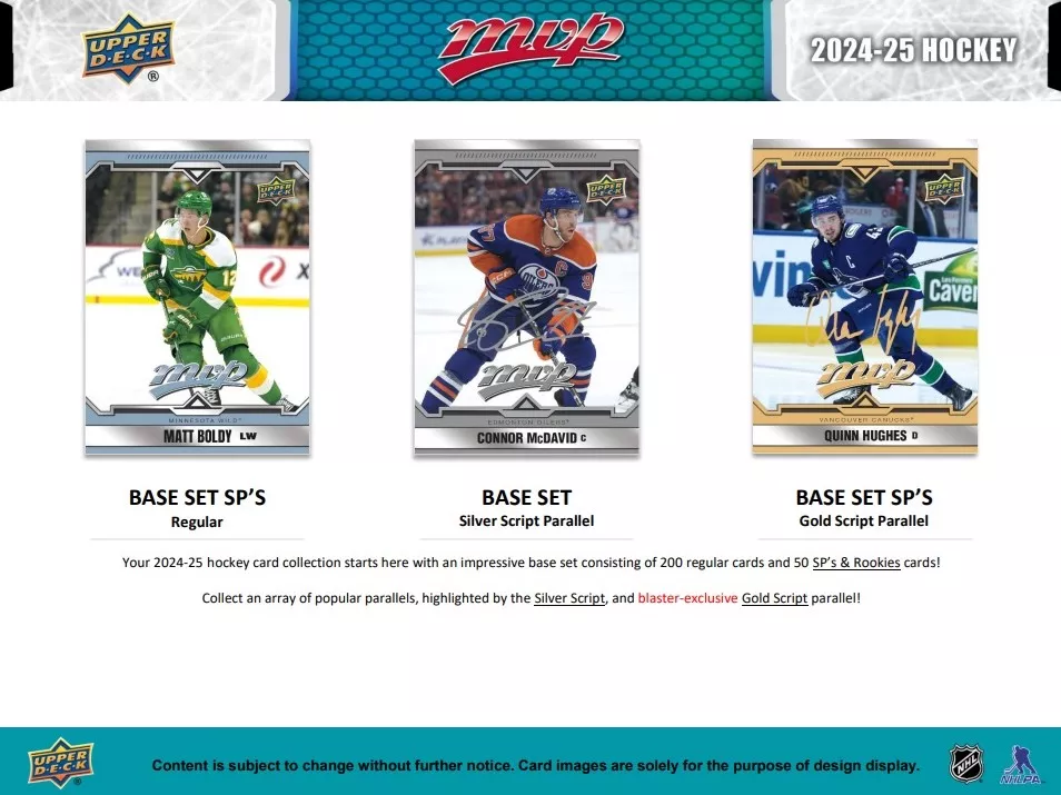 2024/2025 Upper Deck MVP Hockey Blaster box - Obrázek 2