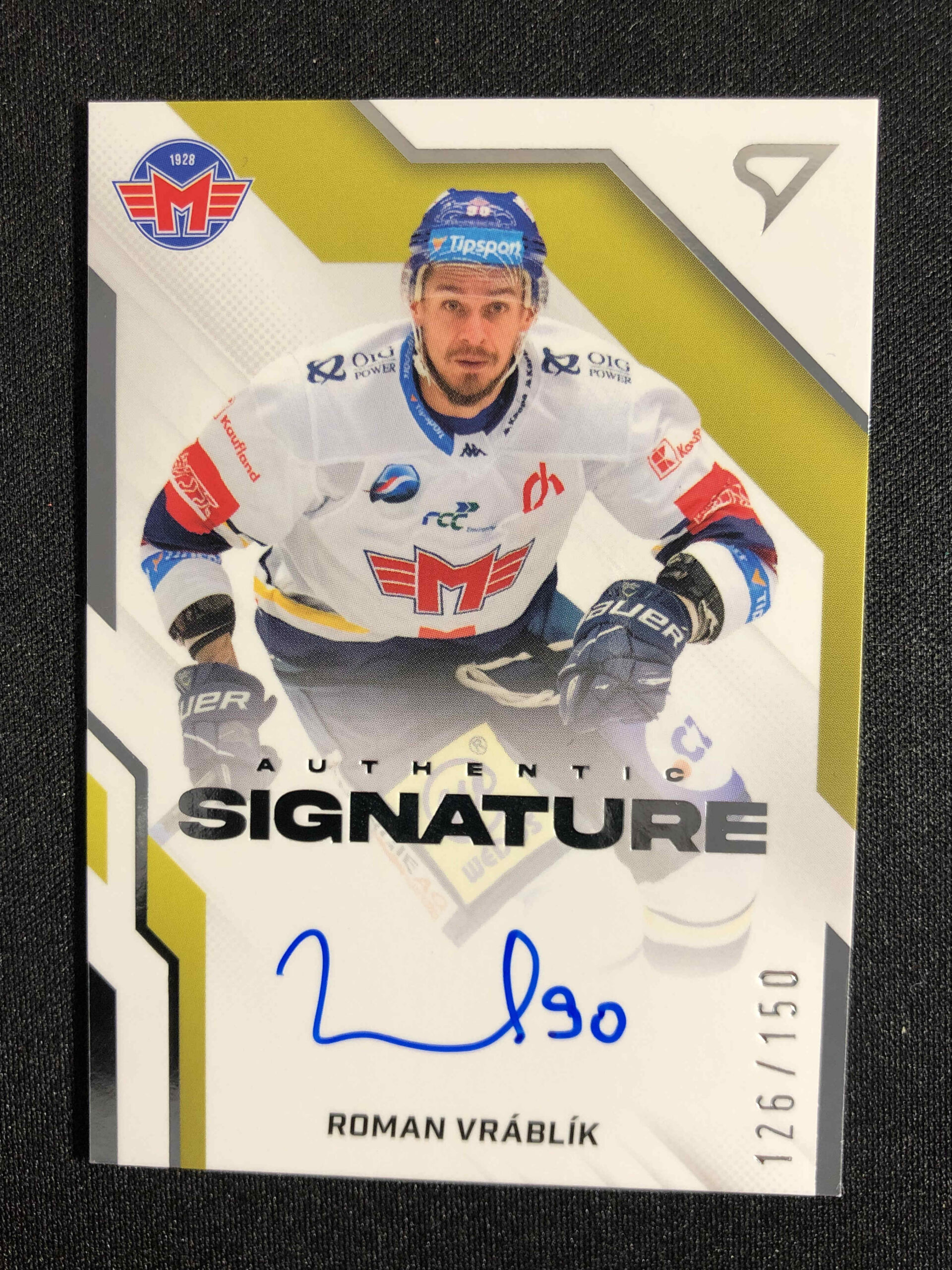 2022/2023 Sportzoo Serie 2 Authentic Signature Level 1 AS1-RV Roman Vráblík AUTO 126/150