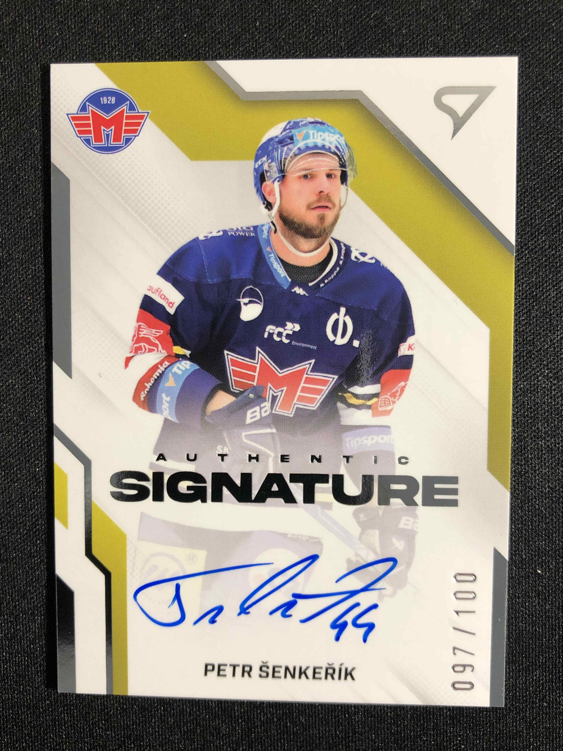 2022/2023 Sportzoo Serie 2 Authentic Signature Level 2 AS2-PS Petr Šenkeřík AUTO 097/100
