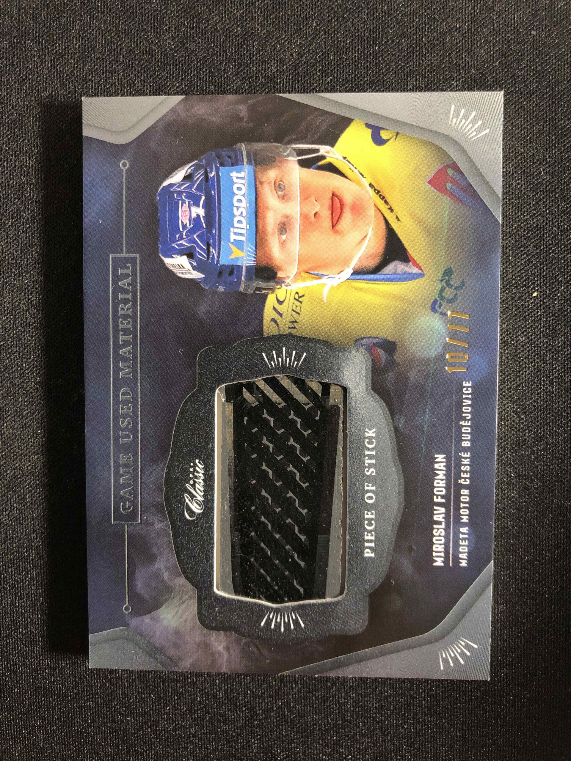 2020/2021 OFS Classic Game Used Material GUM-MFO Miroslav Forman Stick 10/77