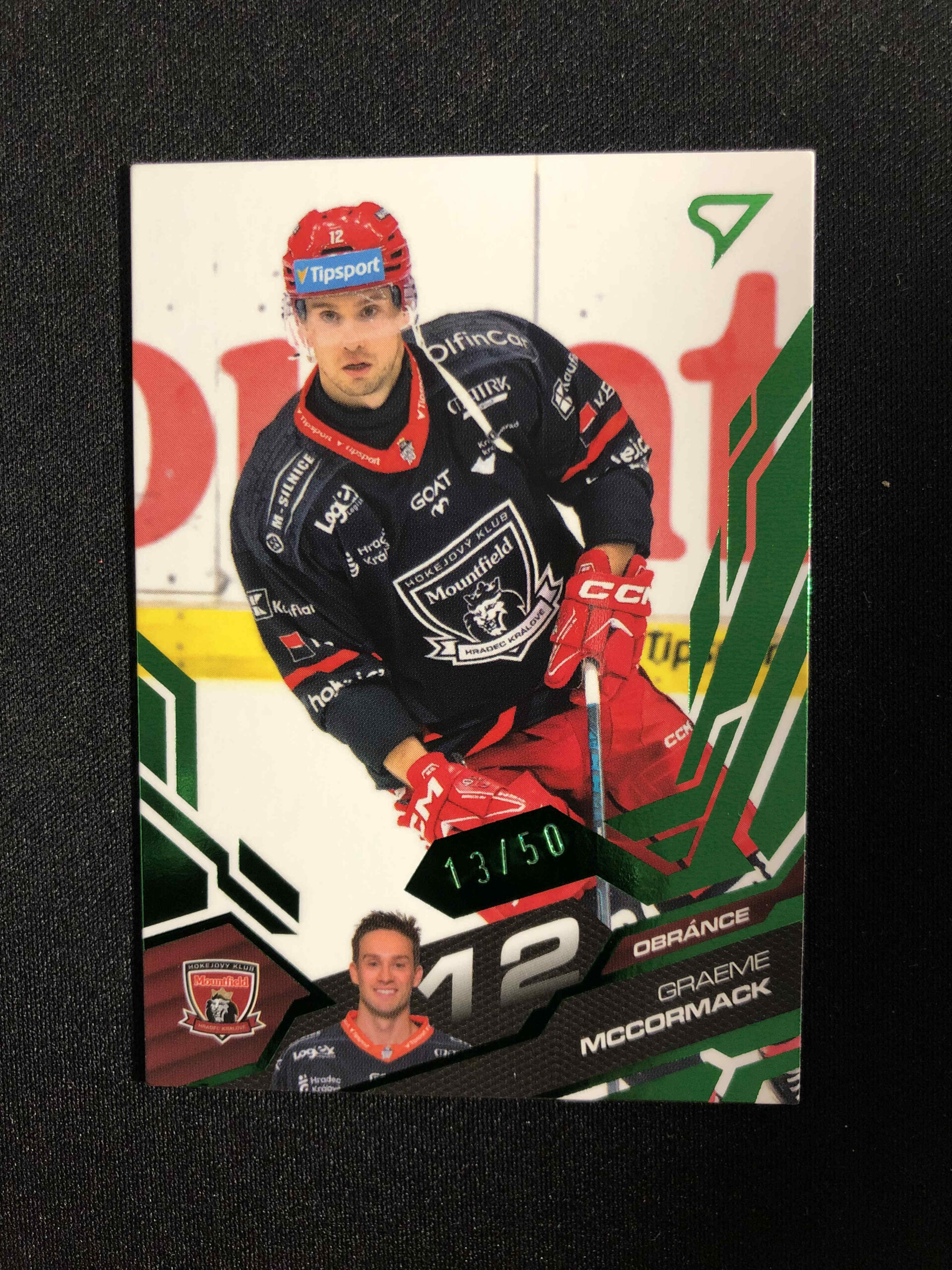 2025/2026 Sportzoo Serie 2 Emerald Green 280 Graeme McCormack Paralel 13/50