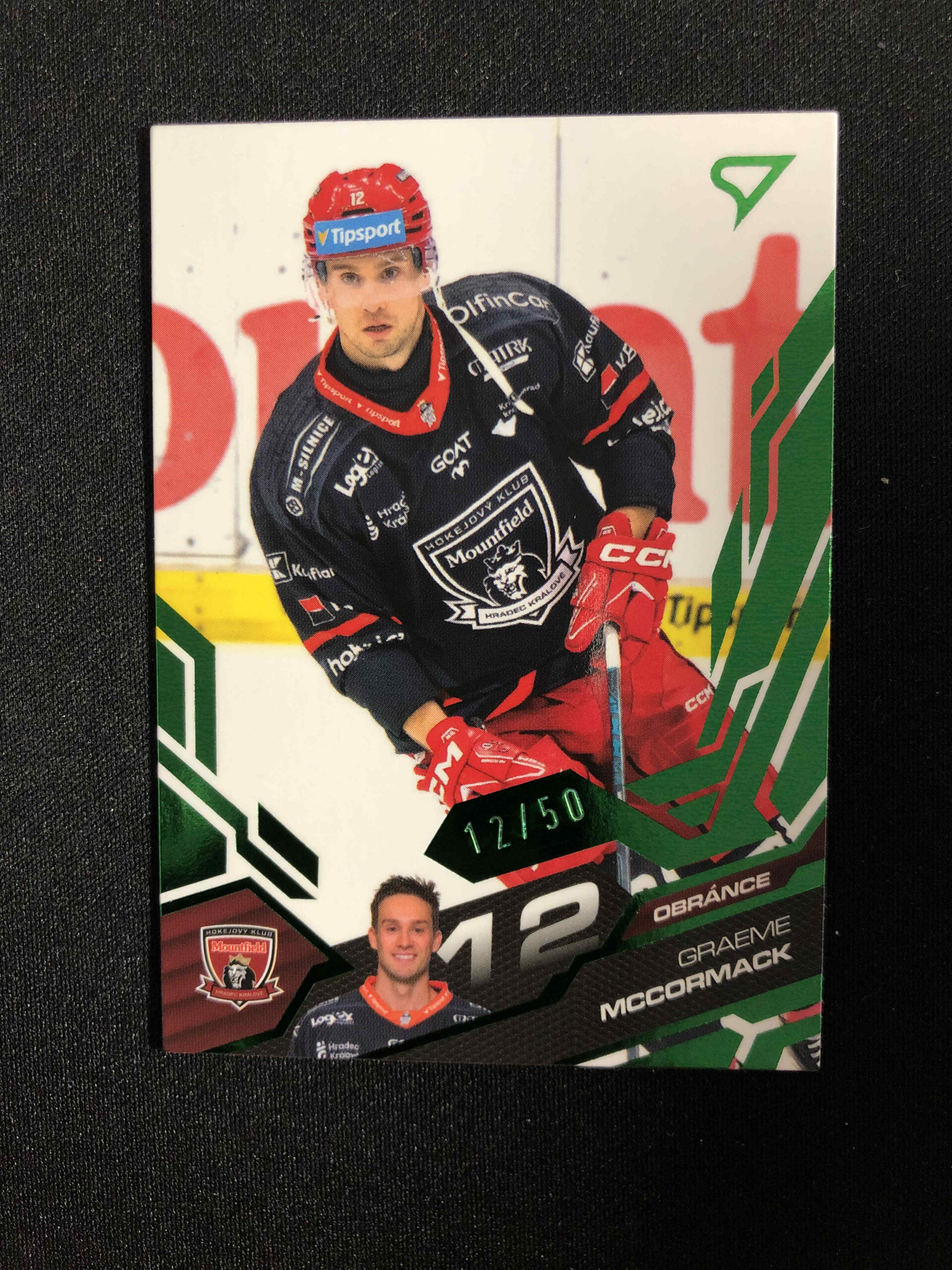2025/2026 Sportzoo Serie 2 Emerald Green 280 Graeme McCormack Paralel 12/50