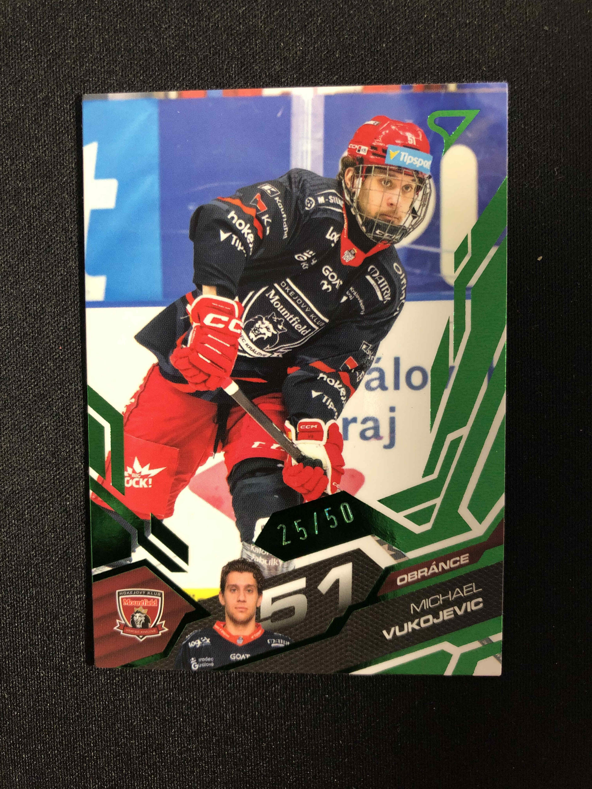 2025/2026 Sportzoo Serie 2 Emerald Green 281 Michael Vukojevic Paralel 25/50