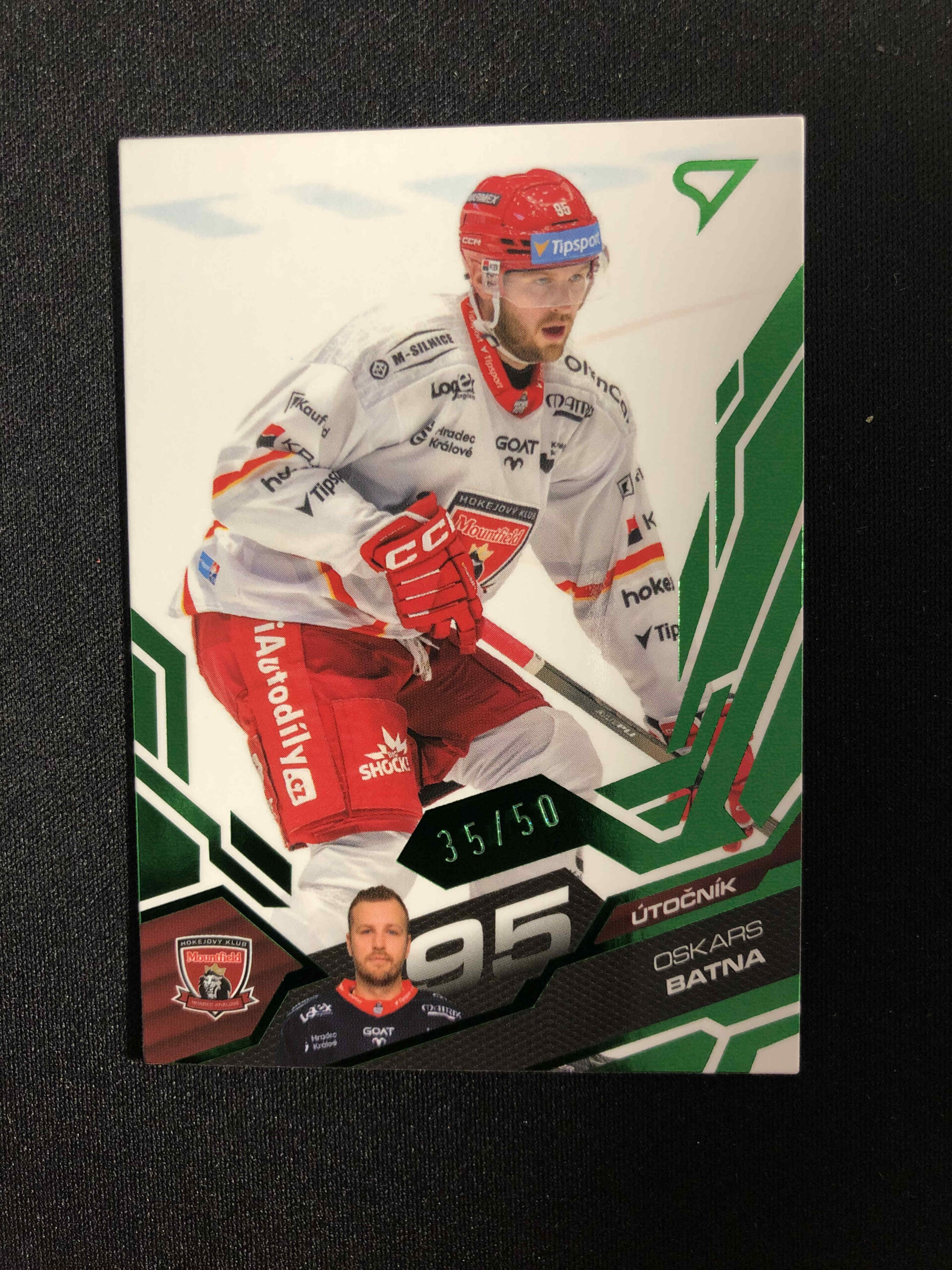2025/2026 Sportzoo Serie 2 Emerald Green 282 Oskars Batna Paralel 35/50