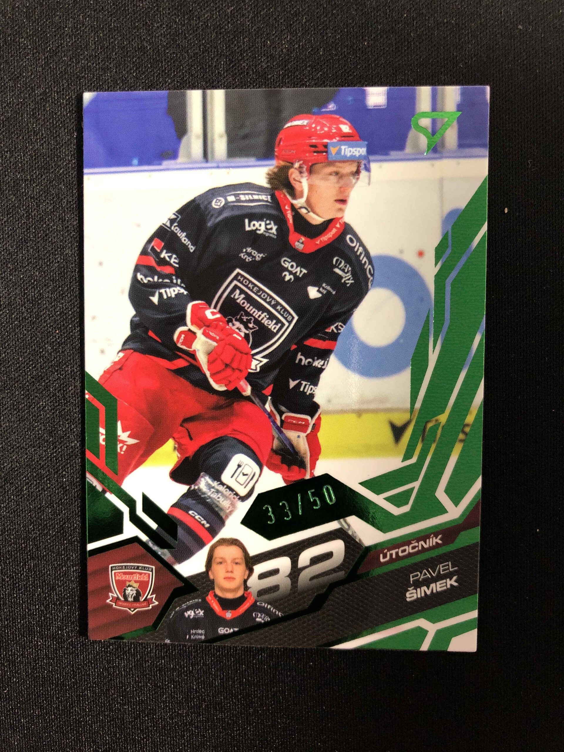 2025/2026 Sportzoo Serie 2 Emerald Green 286 Pavel Šimek Paralel 33/50