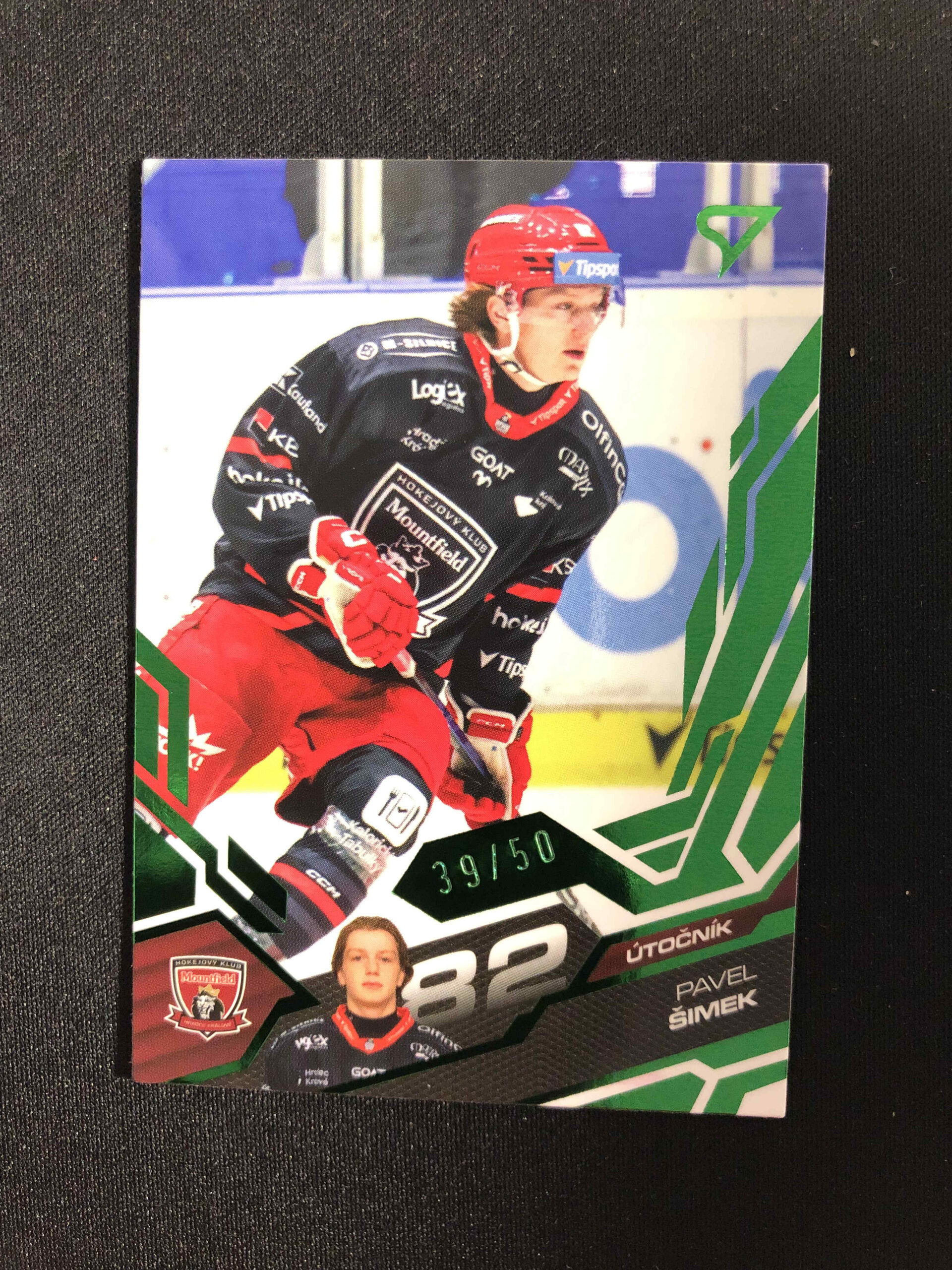 2025/2026 Sportzoo Serie 2 Emerald Green 286 Pavel Šimek Paralel 39/50