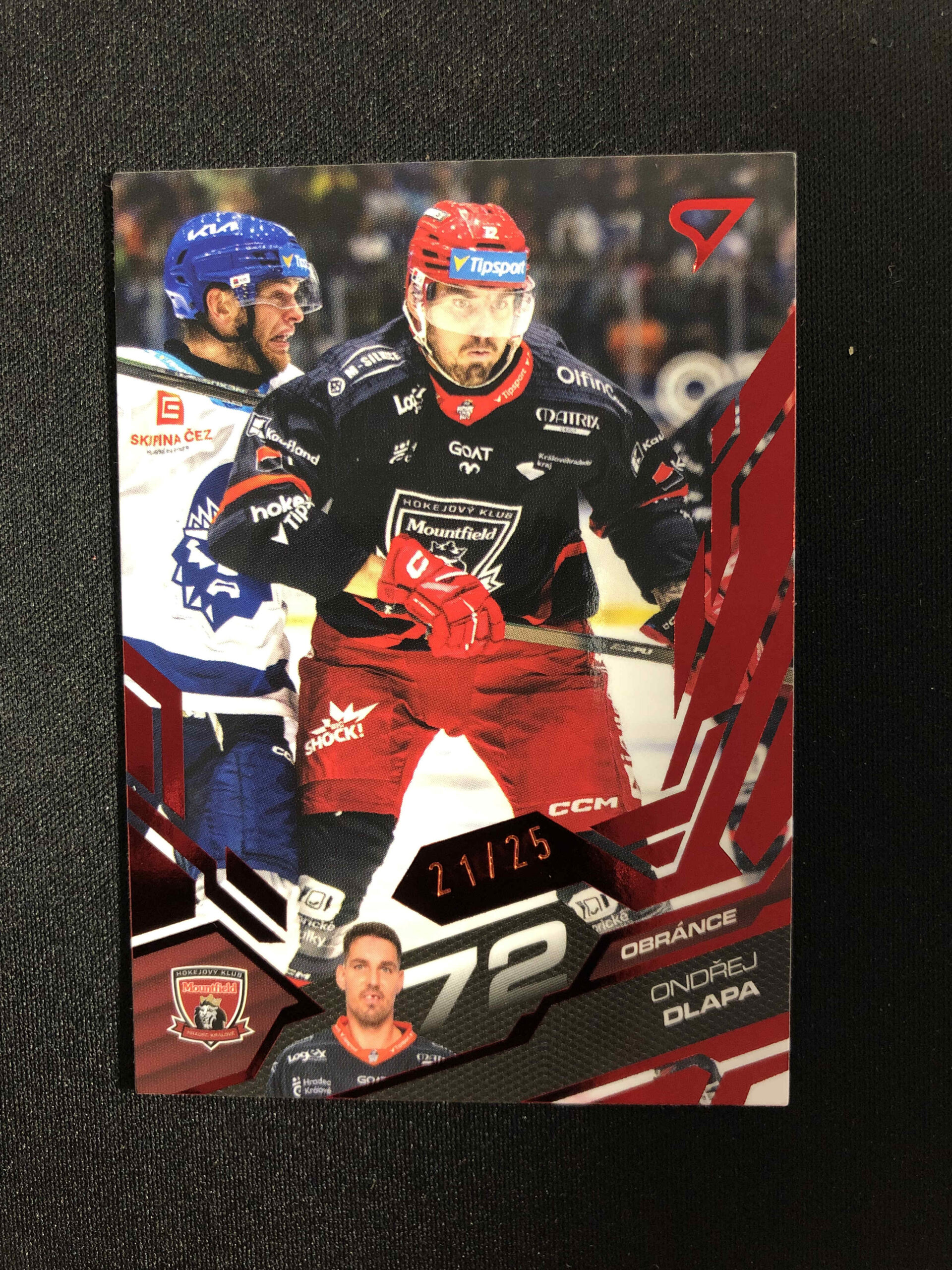 2025/2026 Sportzoo Serie 2 Ruby Red 277 Ondřej Dlapa Paralel 21/25