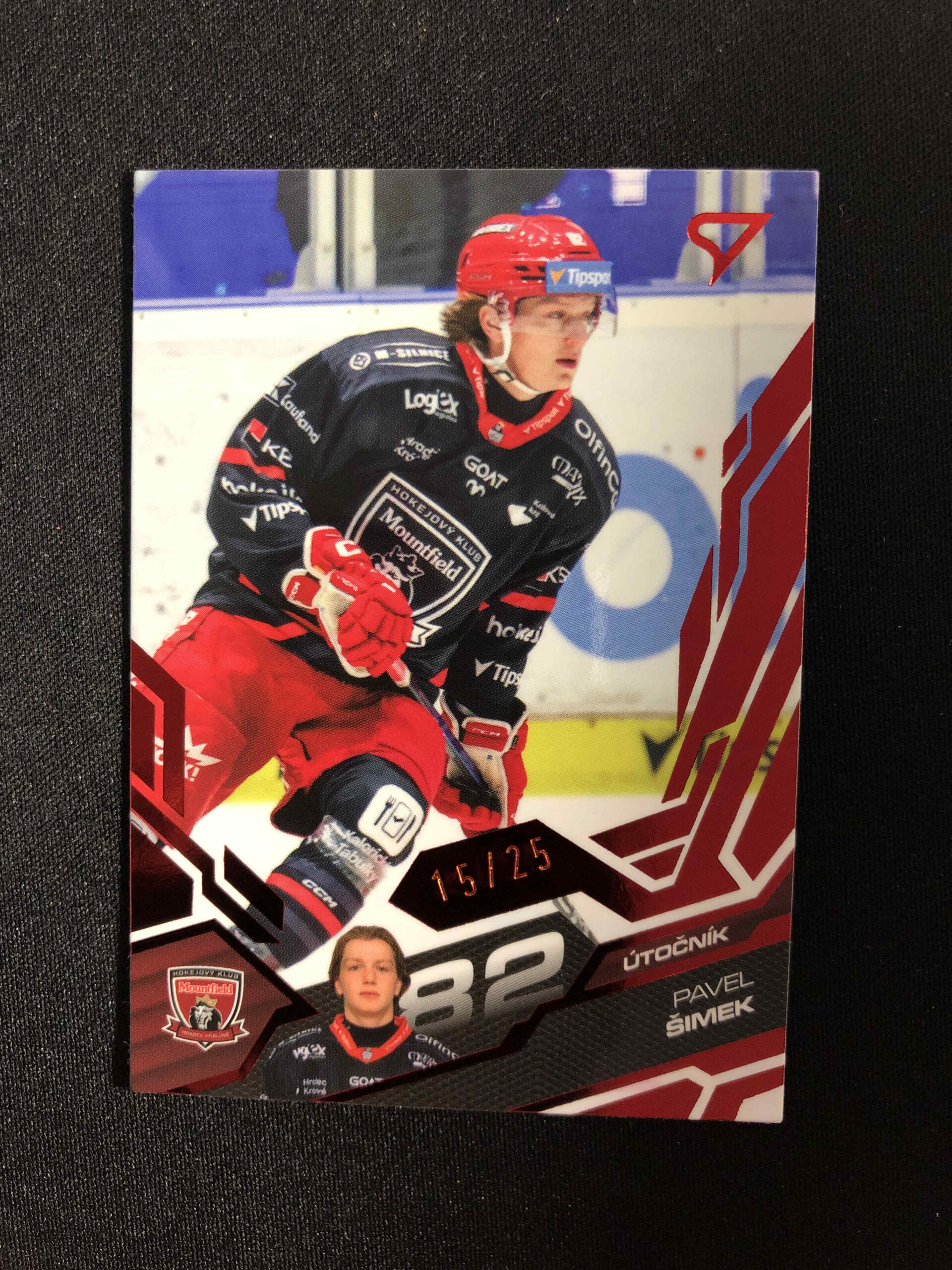 2025/2026 Sportzoo Serie 2 Ruby Red 286 Pavel Šimek Paralel 15/25