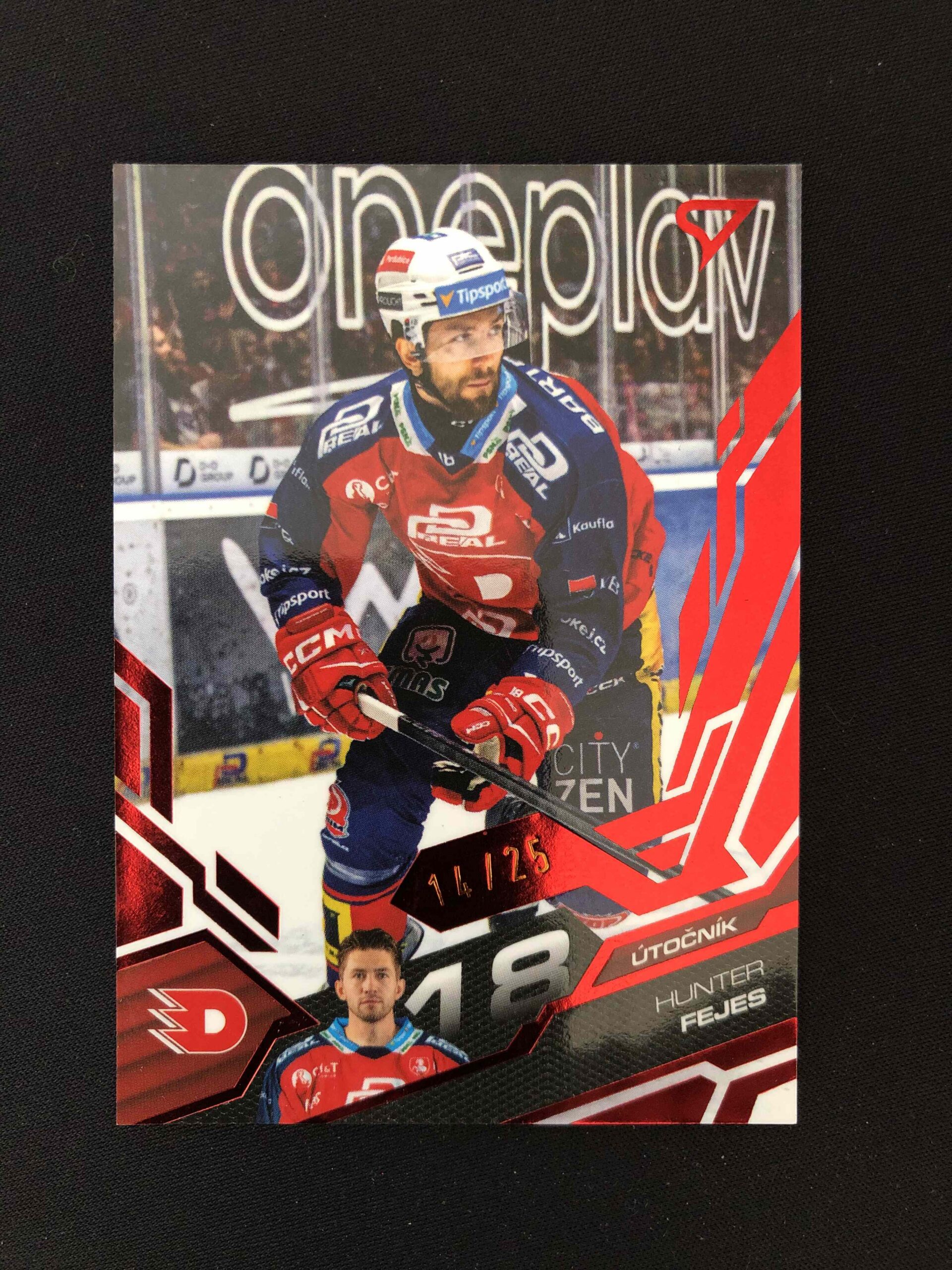 2025/2026 Sportzoo Play Off Base Update Ruby Red 366 Hunter Fejes Paralel 14/25