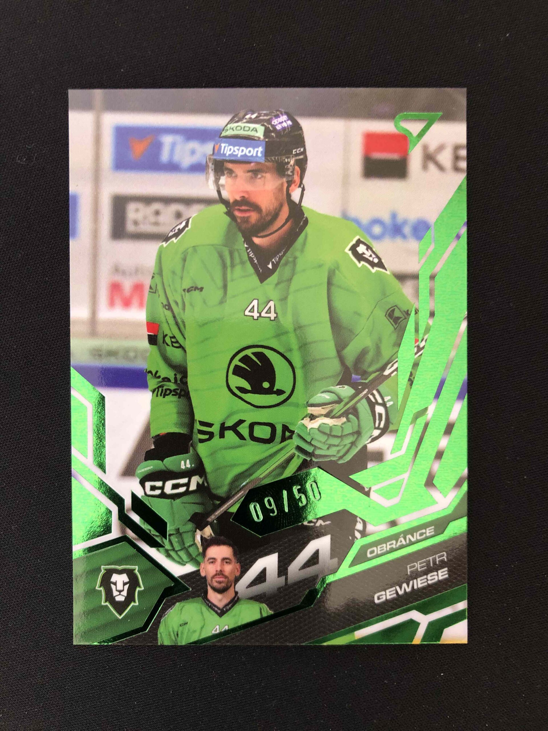 2025/2026 Sportzoo Serie 1 Emerald Green 13 Jakub Kos Paralel 42/50