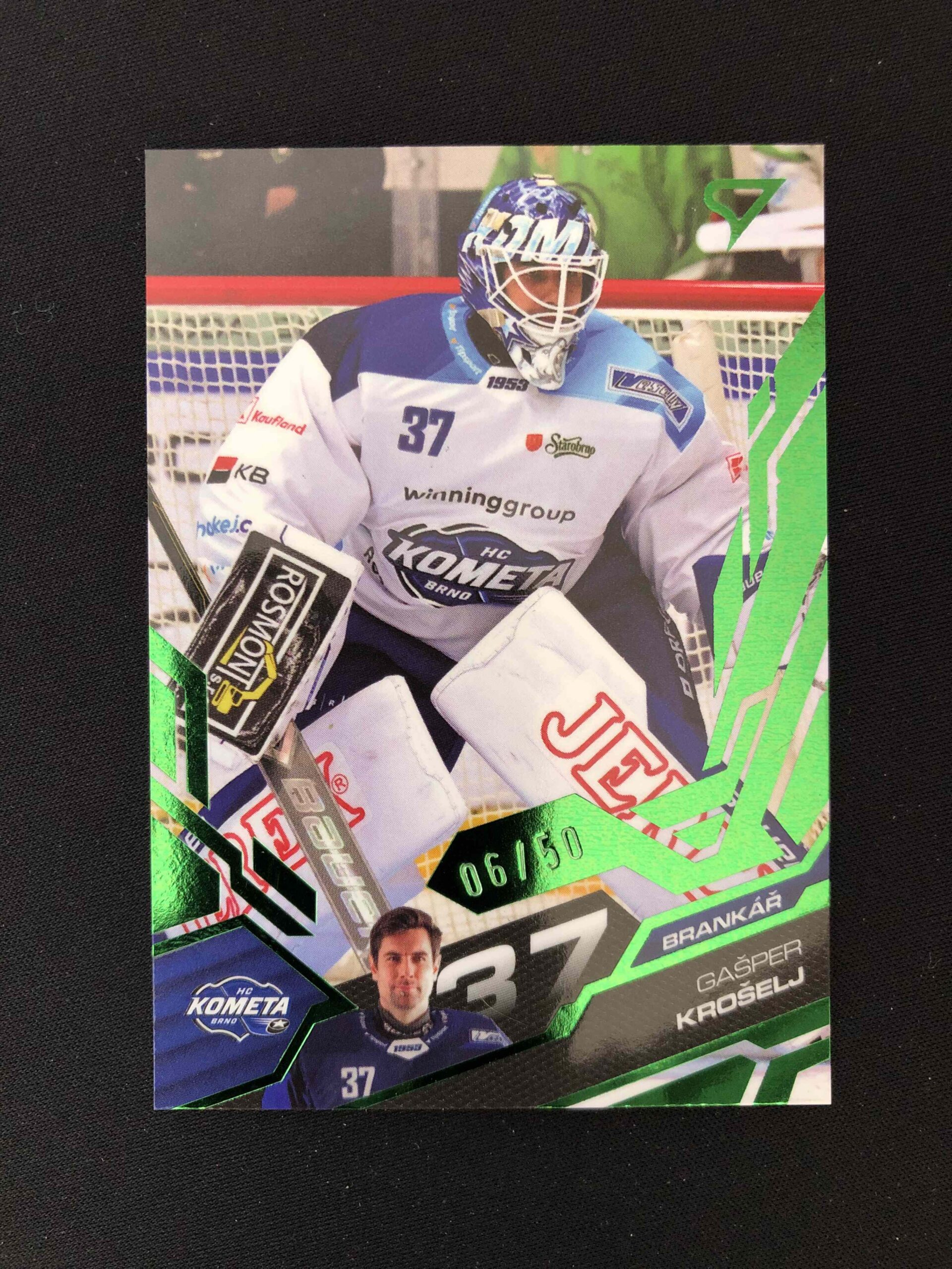 2025/2026 Sportzoo Serie 1 Emerald Green 132 David Musil Paralel 10/50