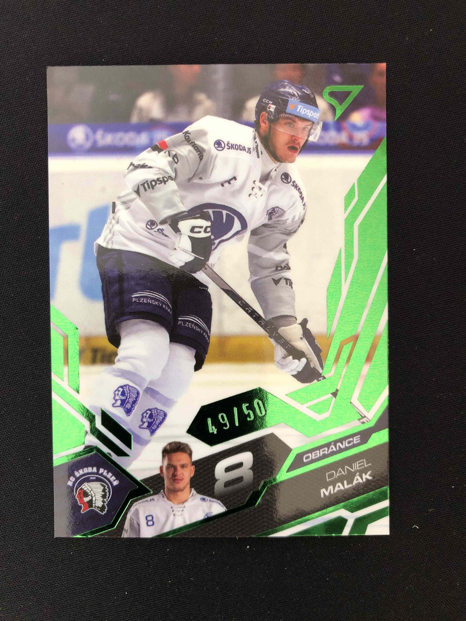 2025/2026 Sportzoo Serie 1 Emerald Green 166 Daniel Malák Paralel 49/50