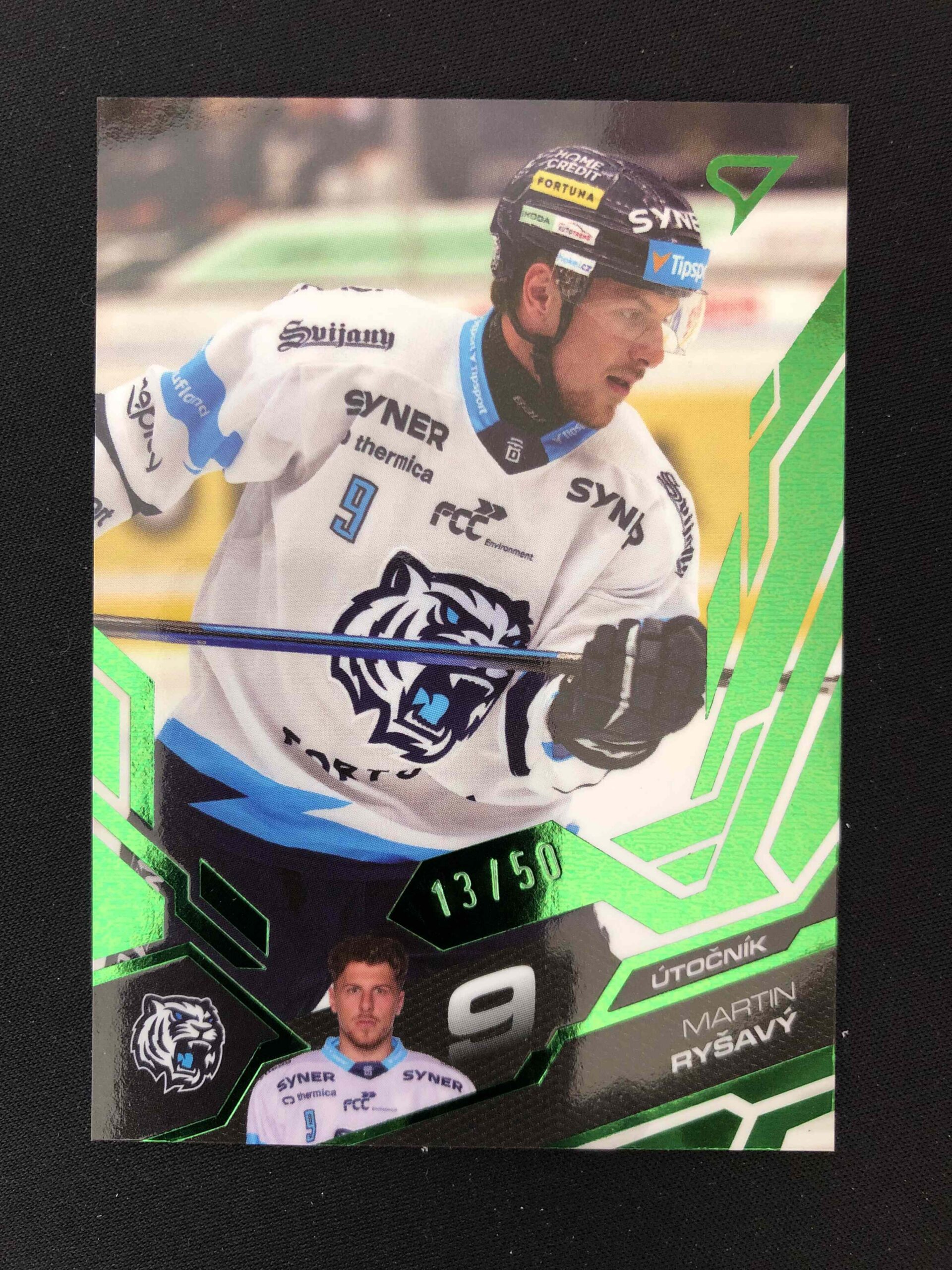 2025/2026 Sportzoo Serie 1 Emerald Green 195 Martin Ryšavý Paralel 13/50