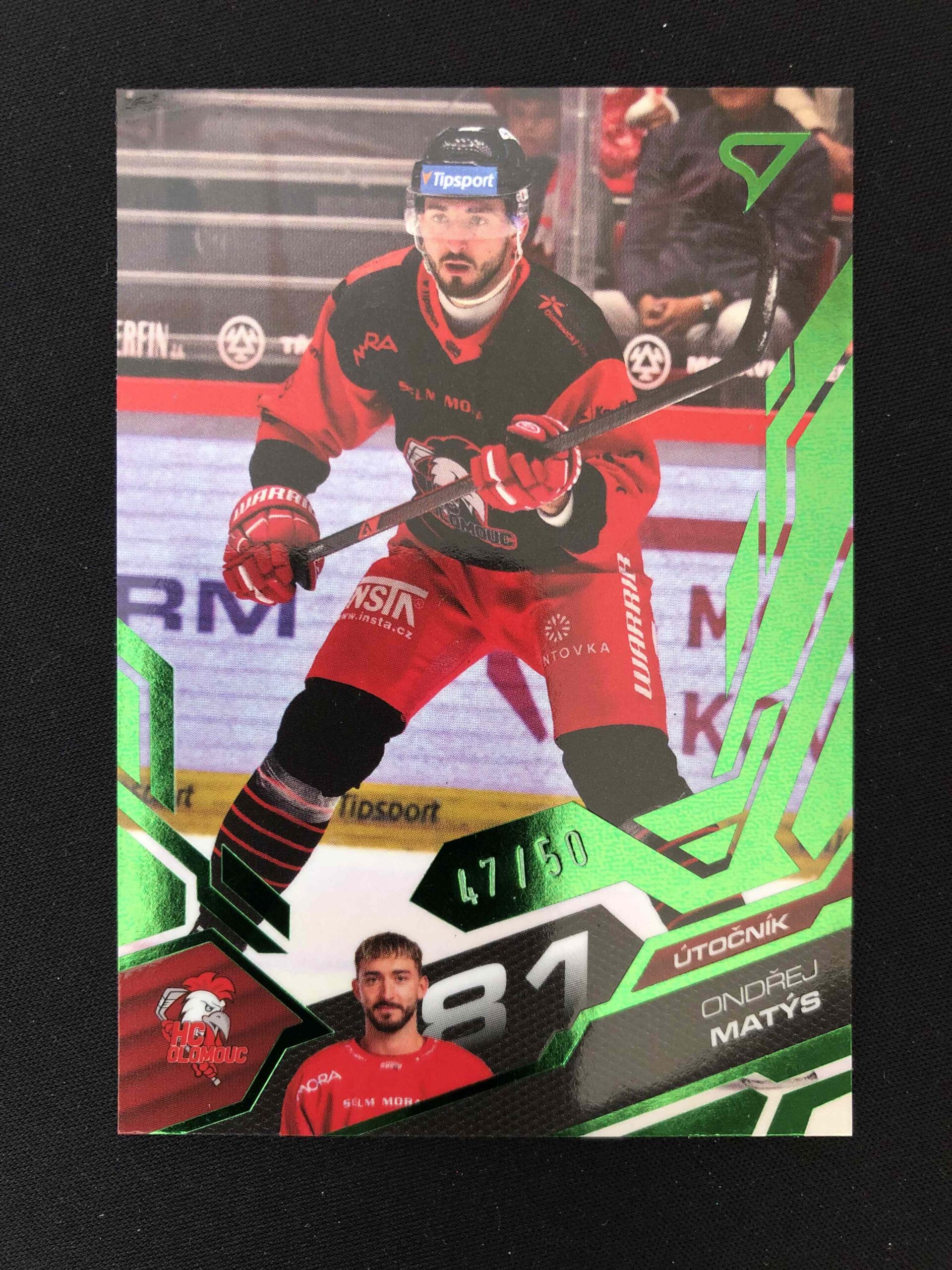 2025/2026 Sportzoo Serie 1 Emerald Green 248 Ondřej Matýs Paralel 47/50