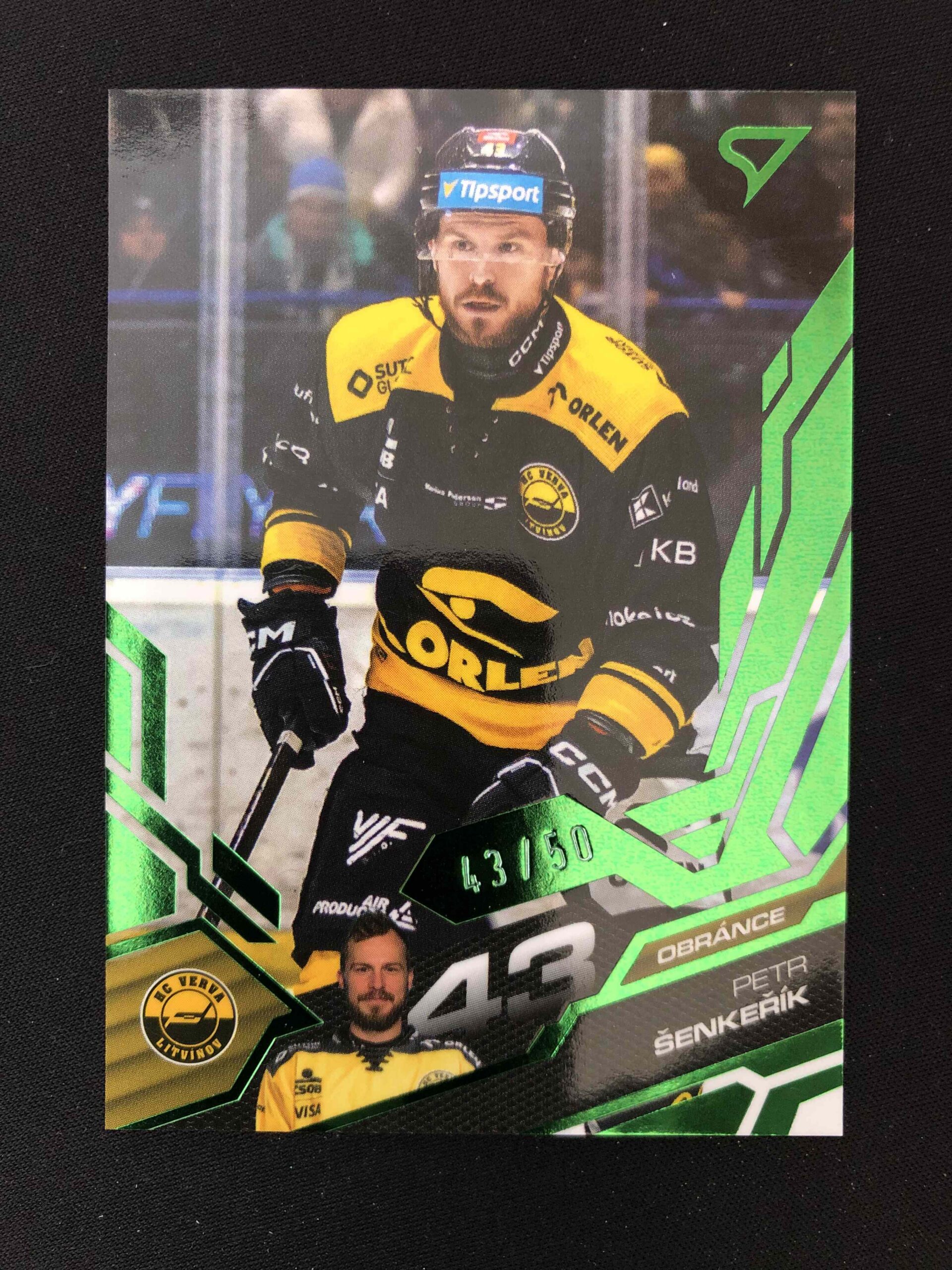 2025/2026 Sportzoo Play Off Base Update Emerald Green 401 Petr Šenkeřík Paralel 43/50