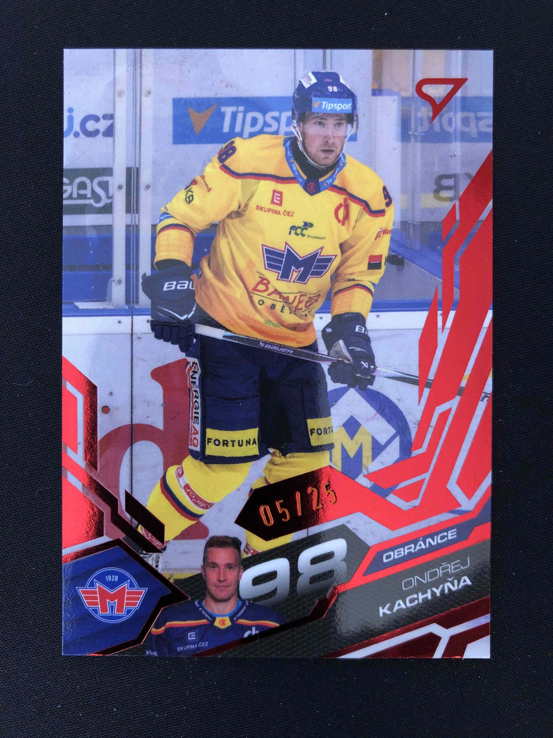 2025/2026 Sportzoo Serie 1 Ruby Red 95 Ondřej Kachyňa Paralel 05/25
