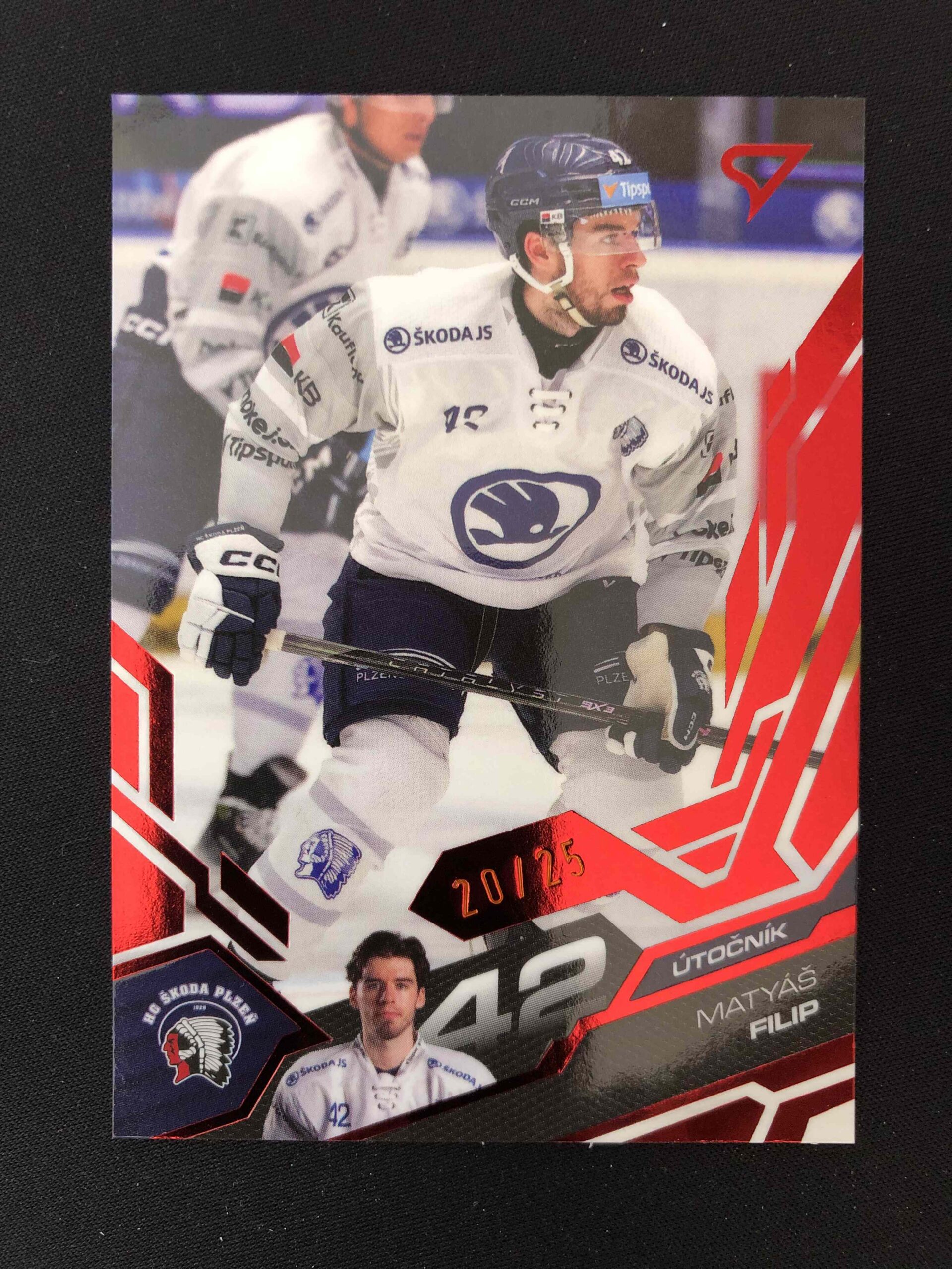 2025/2026 Sportzoo Serie 1 Ruby Red 171 Matyáš Filip Paralel 20/25