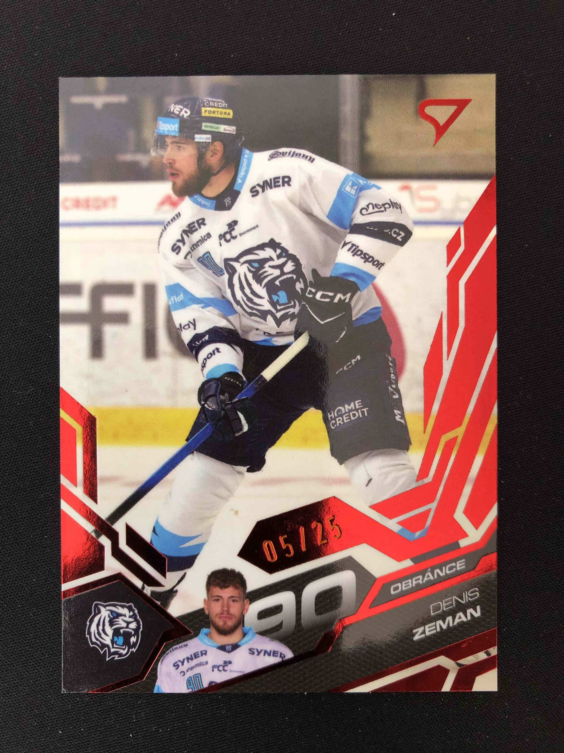 2025/2026 Sportzoo Serie 1 Ruby Red 186 Denis Zeman Paralel 05/25