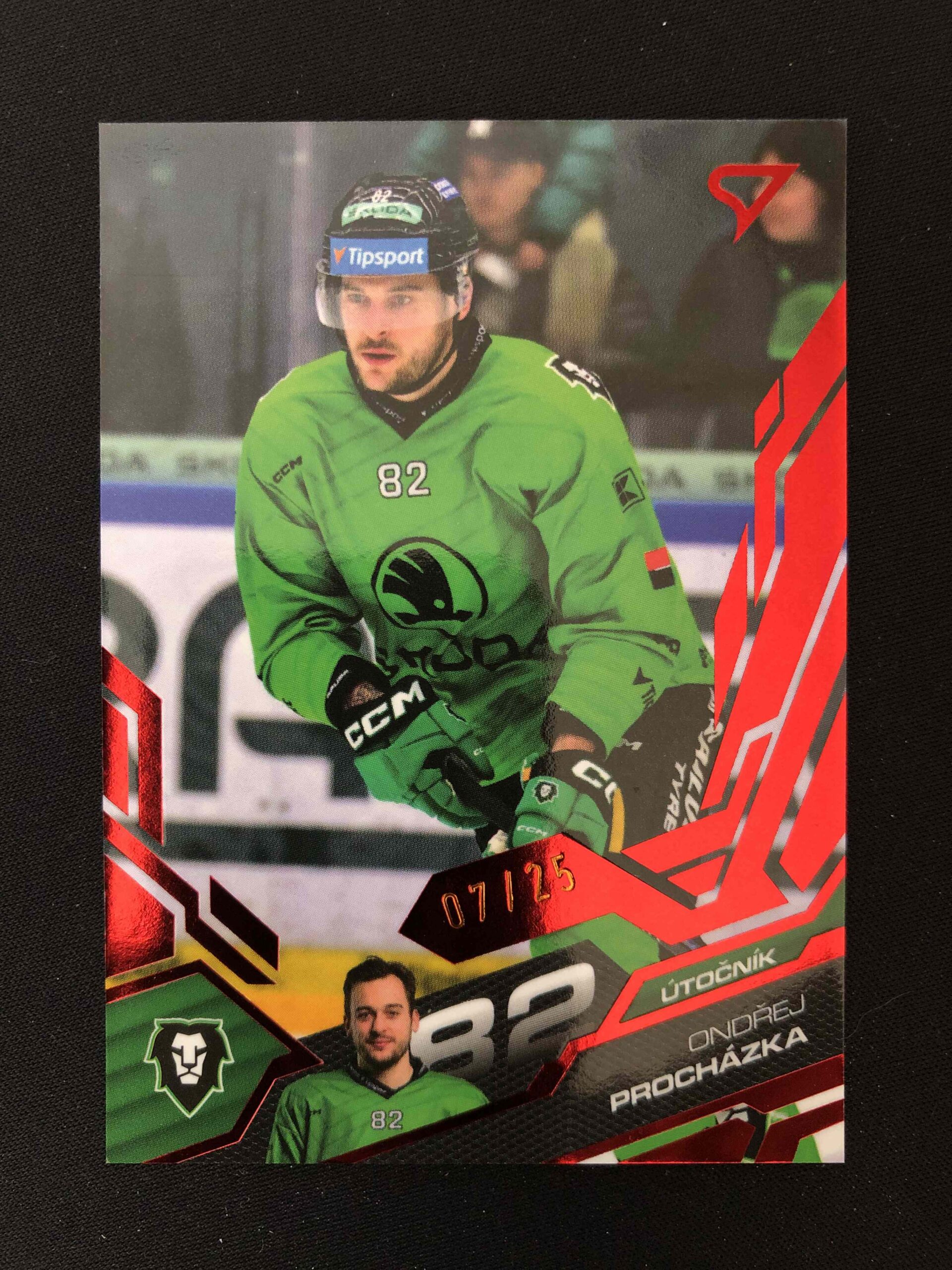 2025/2026 Sportzoo Play Off Base Update Ruby Red 396 Ondřej Procházka Paralel 07/25
