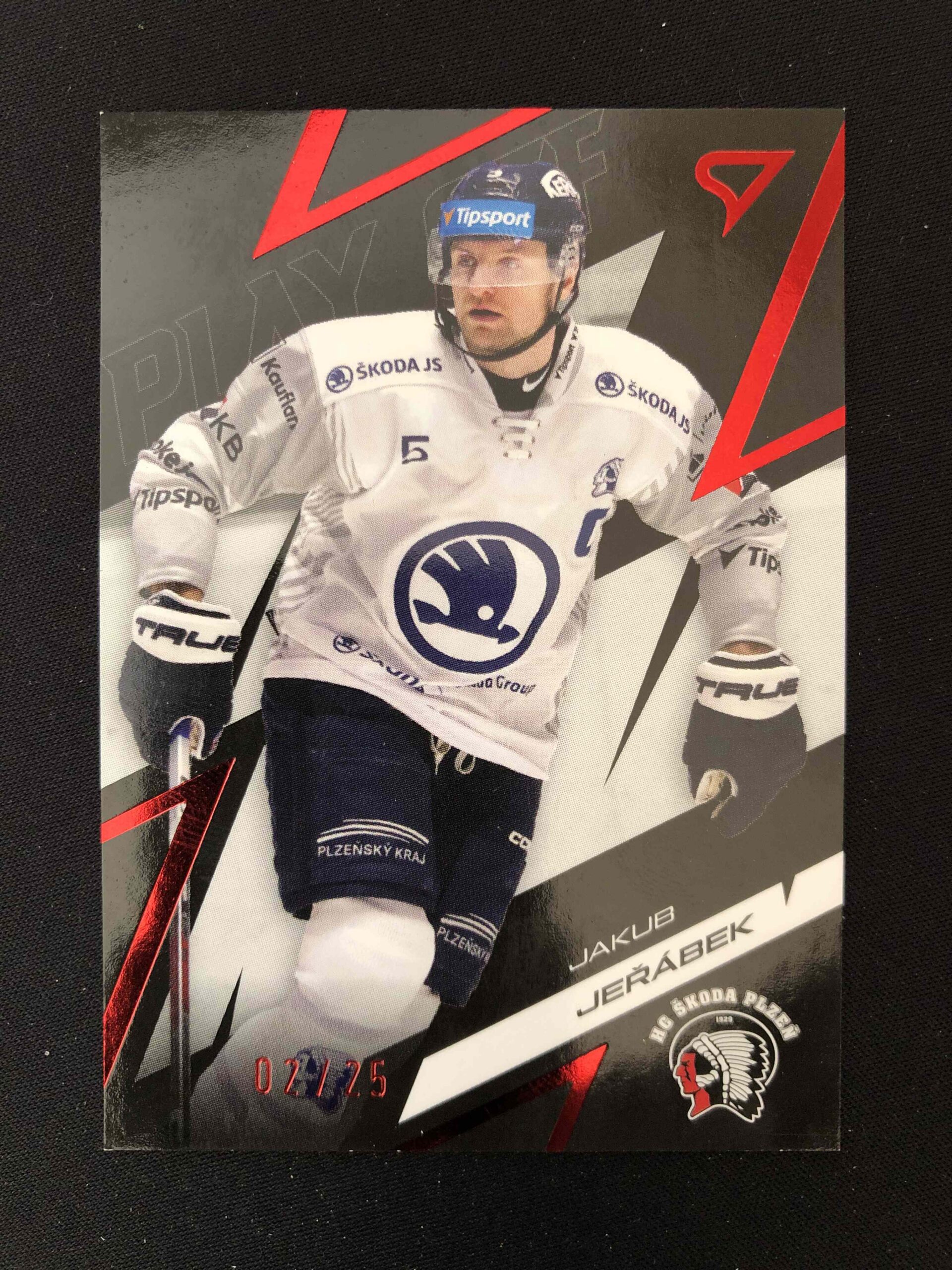 2025/2026 Sportzoo Play Off Ruby Red 44 Jakub Jeřábek Paralel 02/25