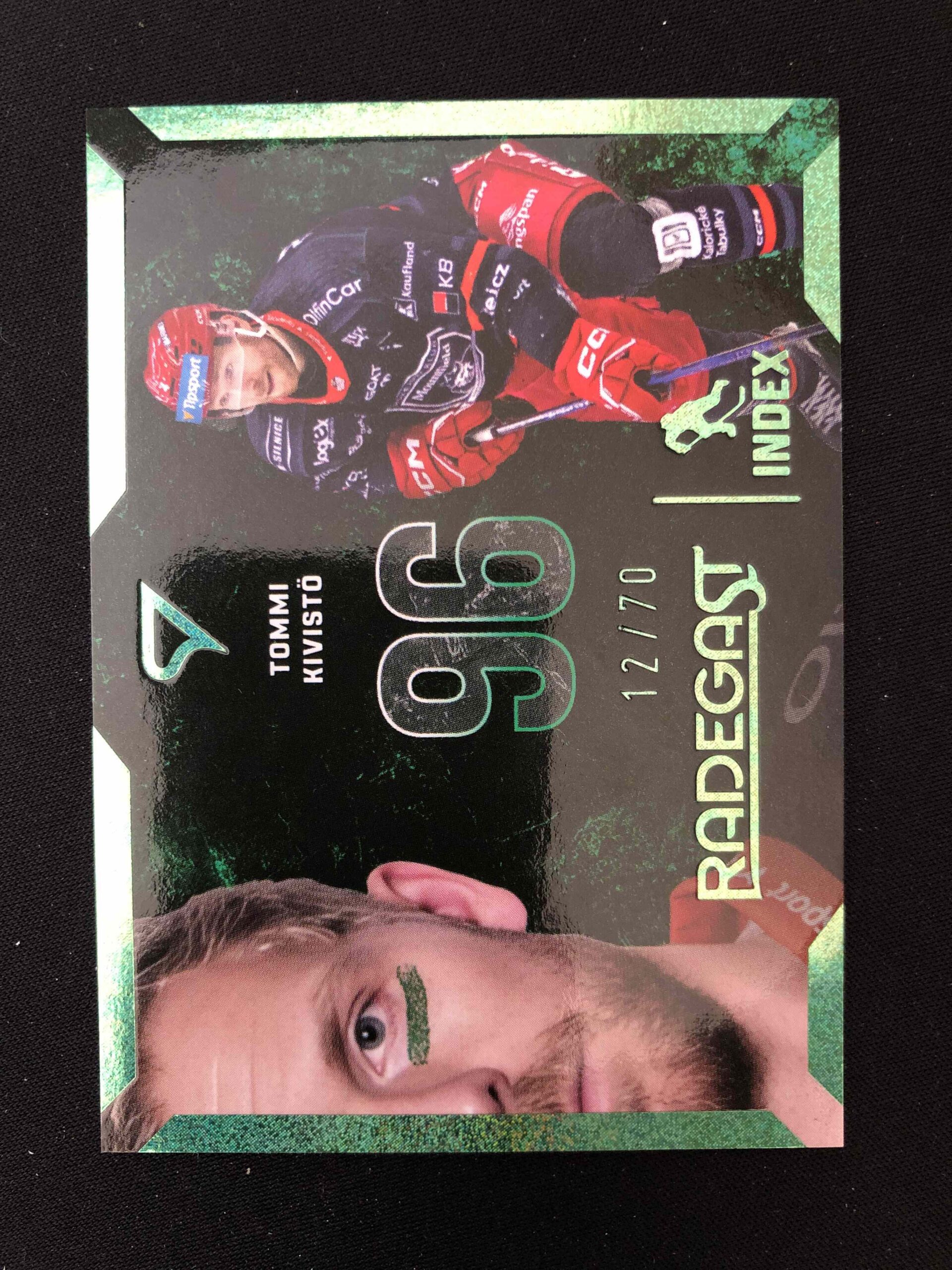 2025/2026 Sportzoo Play Off Radegast Index Shimmer Green RI-06 Tommi Kivistö Inzert 12/70