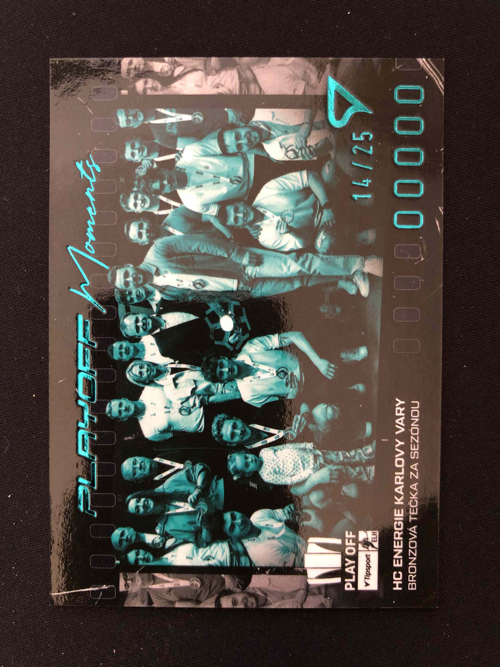 2025/2026 Sportzoo Play Off Play Off Moments Turquoise Blue PM-20 HC Energie Karlovy Vary Inzert 14/25