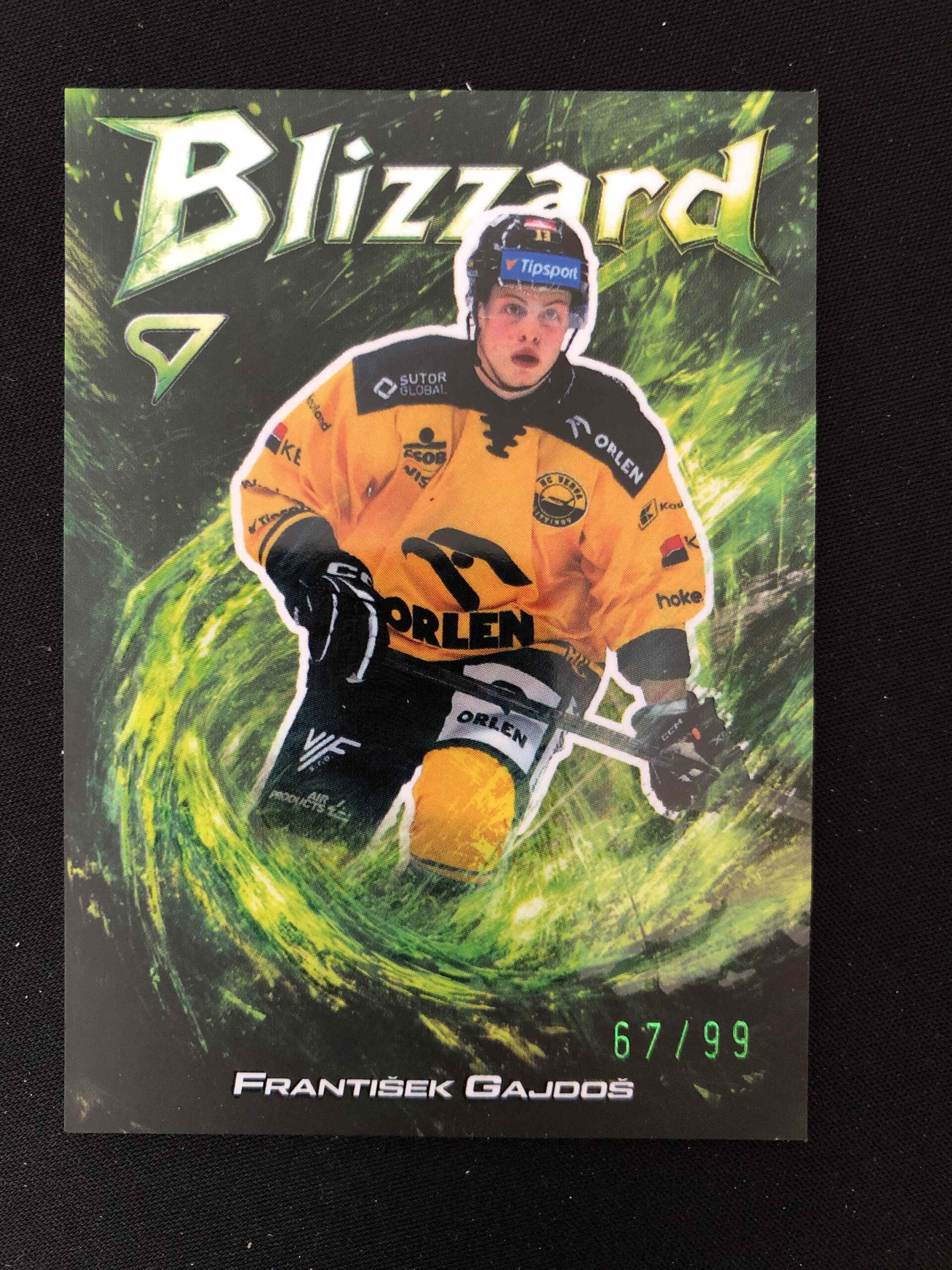 2025/2026 Sportzoo Serie 1 Blizzard Forest Green BL-27 František Gajdoš Inzert 67/99