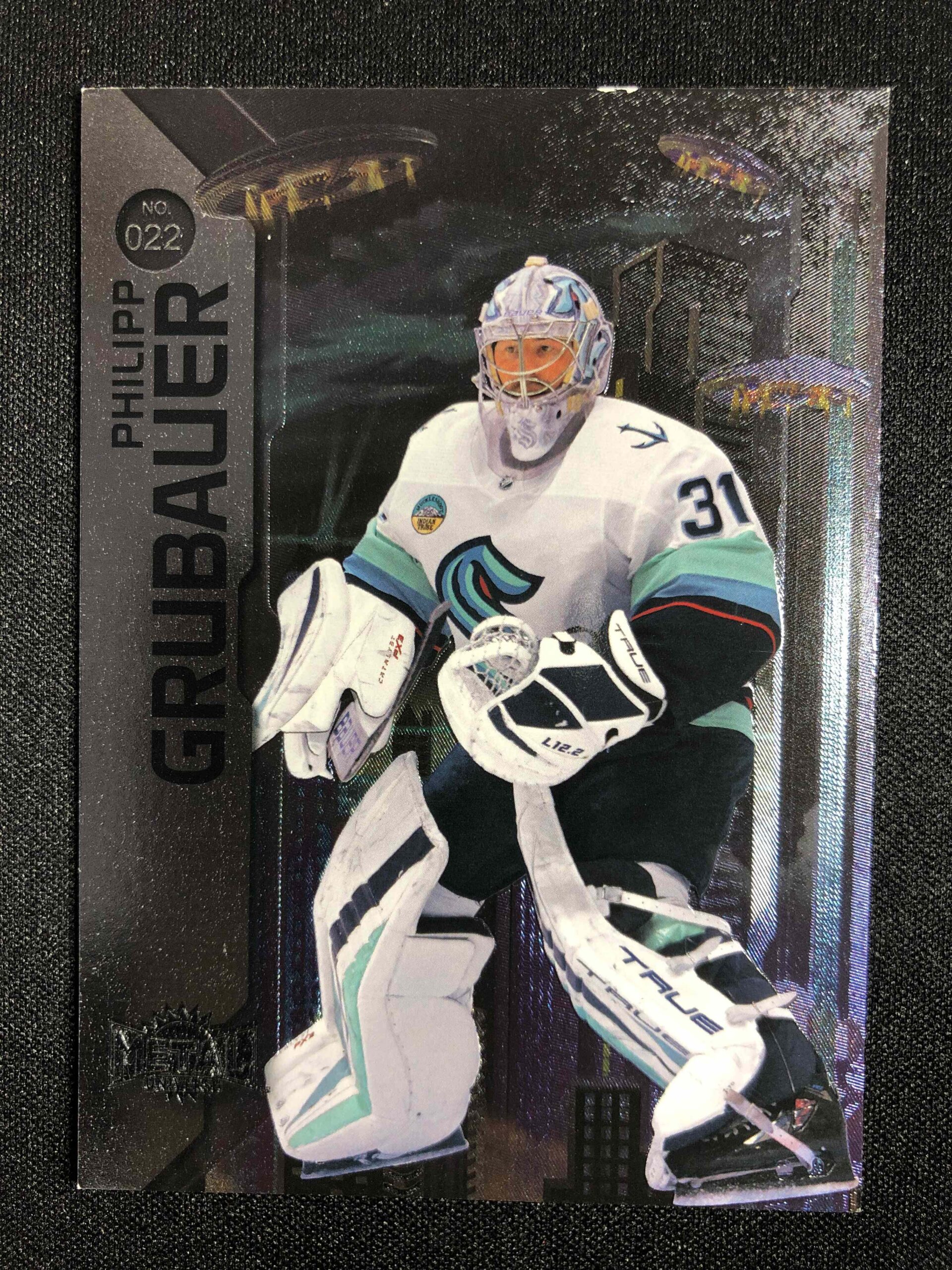 2023/2024 Upper Deck Skybox Metal Universe Base 22 Philipp Grubauer