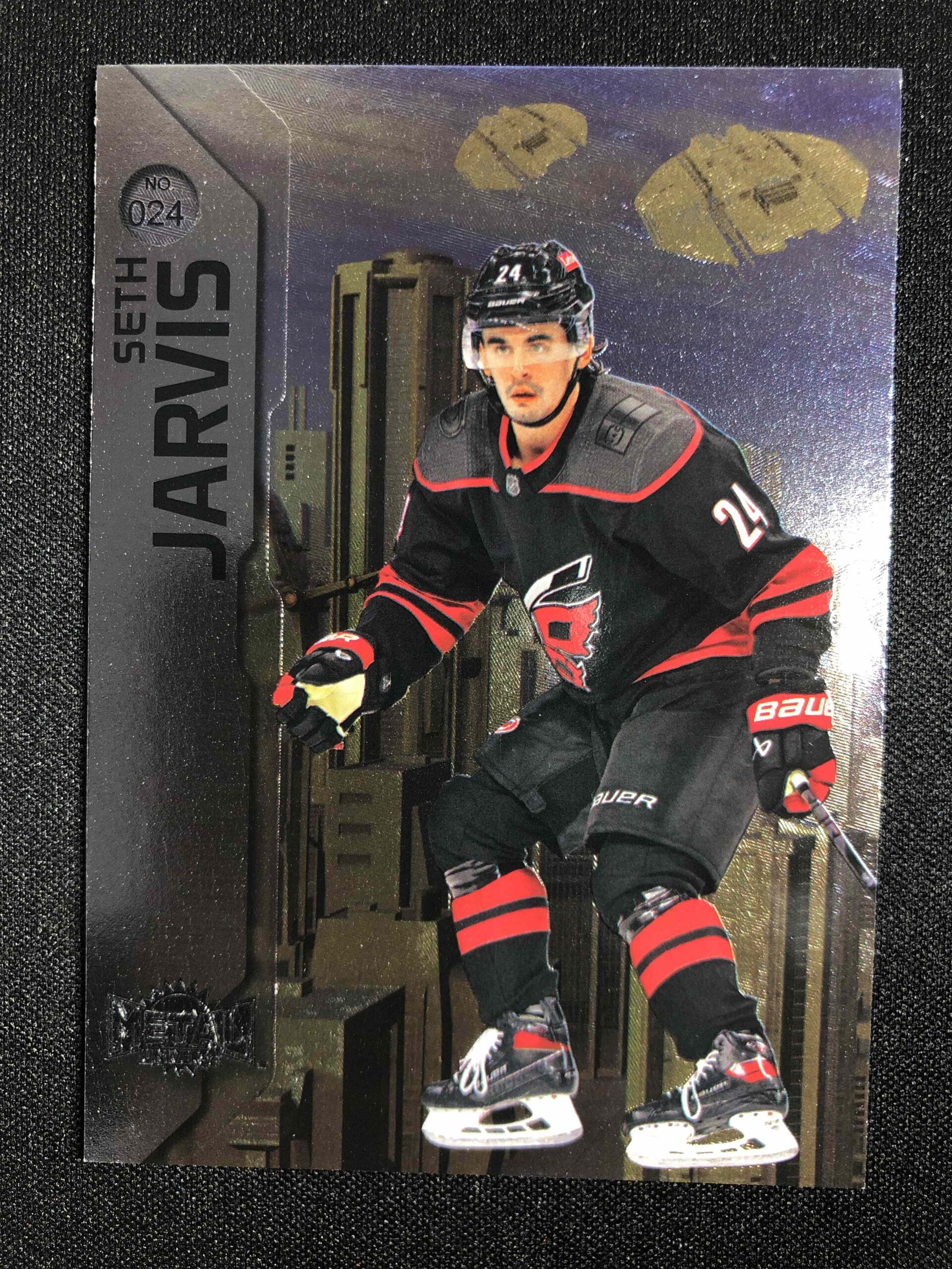 2023/2024 Upper Deck Skybox Metal Universe Base 24 Seth Jarvis