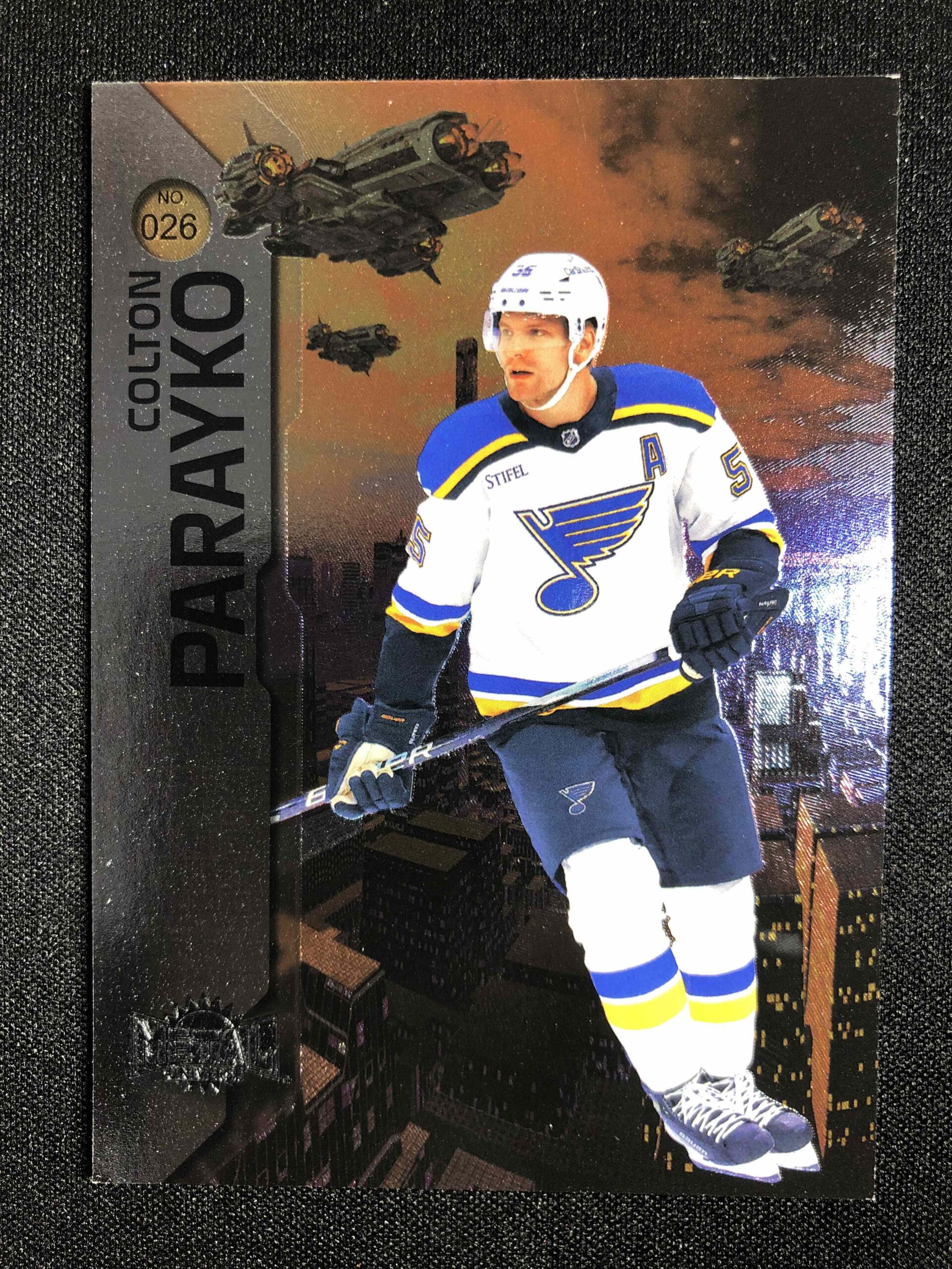 2023/2024 Upper Deck Skybox Metal Universe Base 26 Colton Parayko