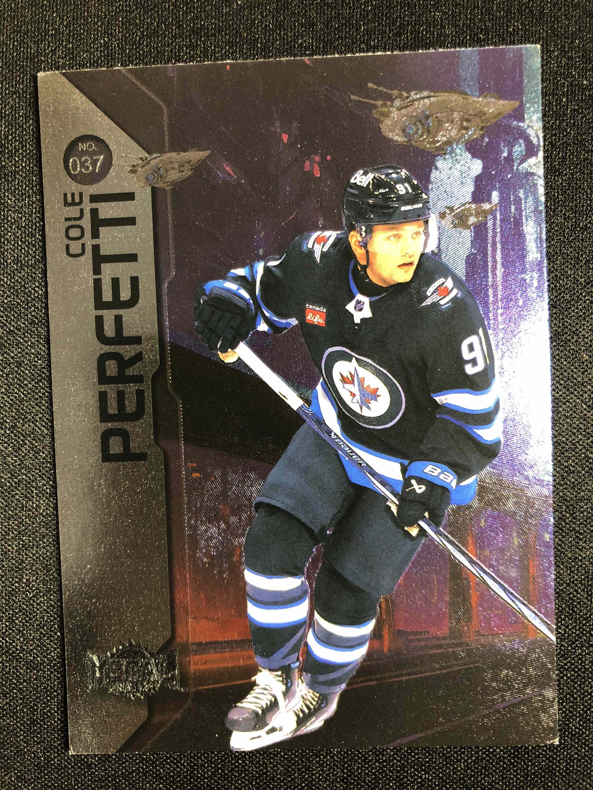 2023/2024 Upper Deck Skybox Metal Universe Base 37 Cole Perfetti