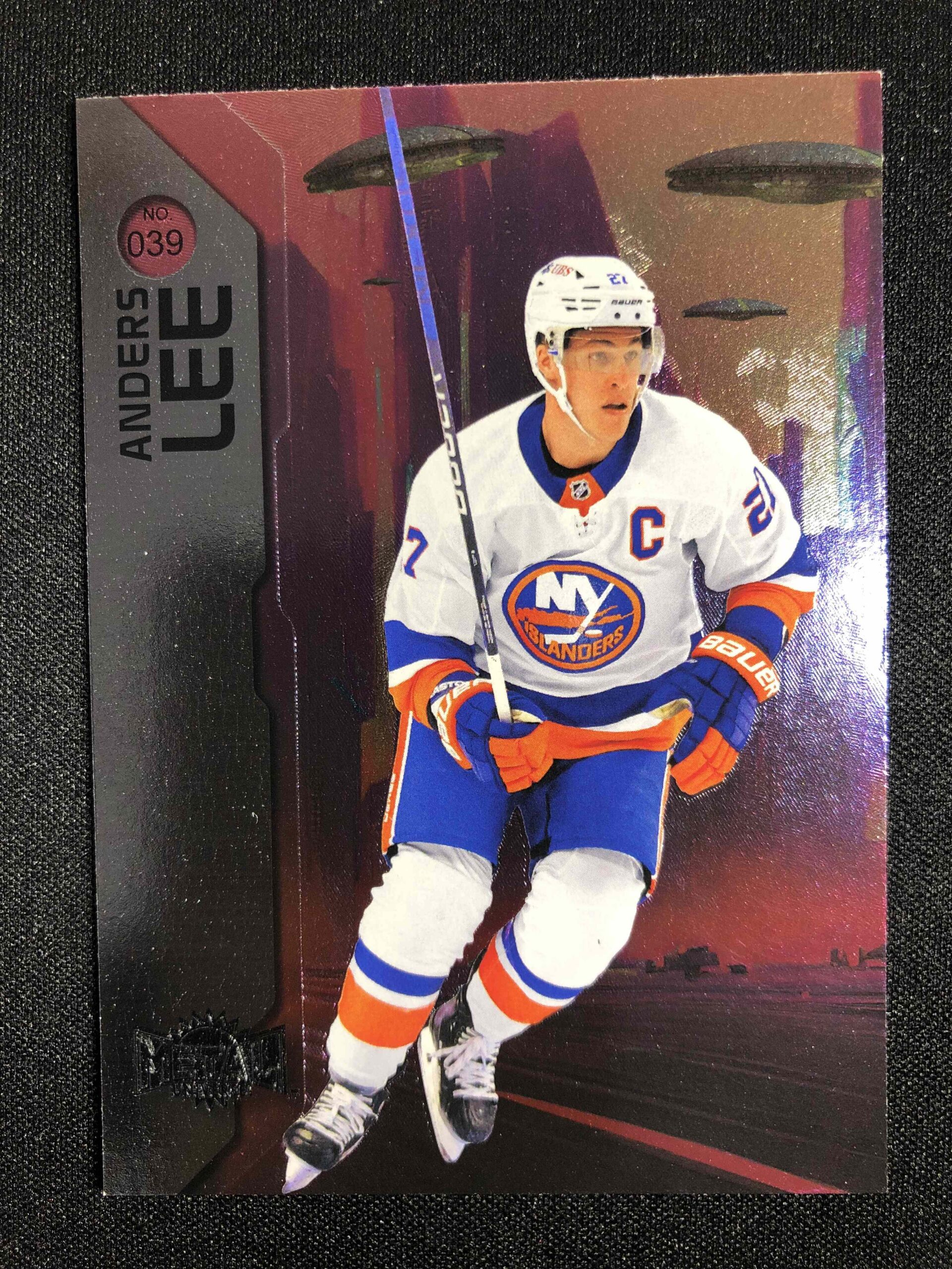 2023/2024 Upper Deck Skybox Metal Universe Base 39 Anders Lee
