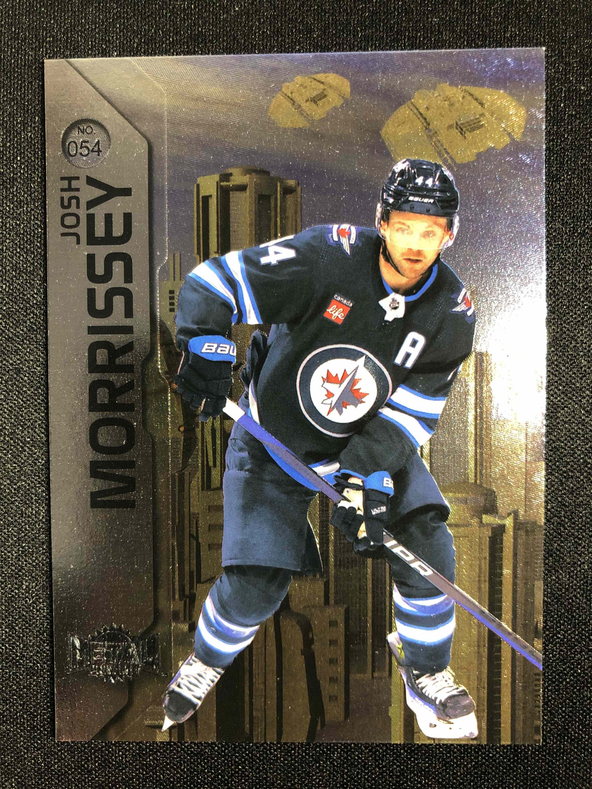 2023/2024 Upper Deck Skybox Metal Universe Base 54 Josh Morrissey