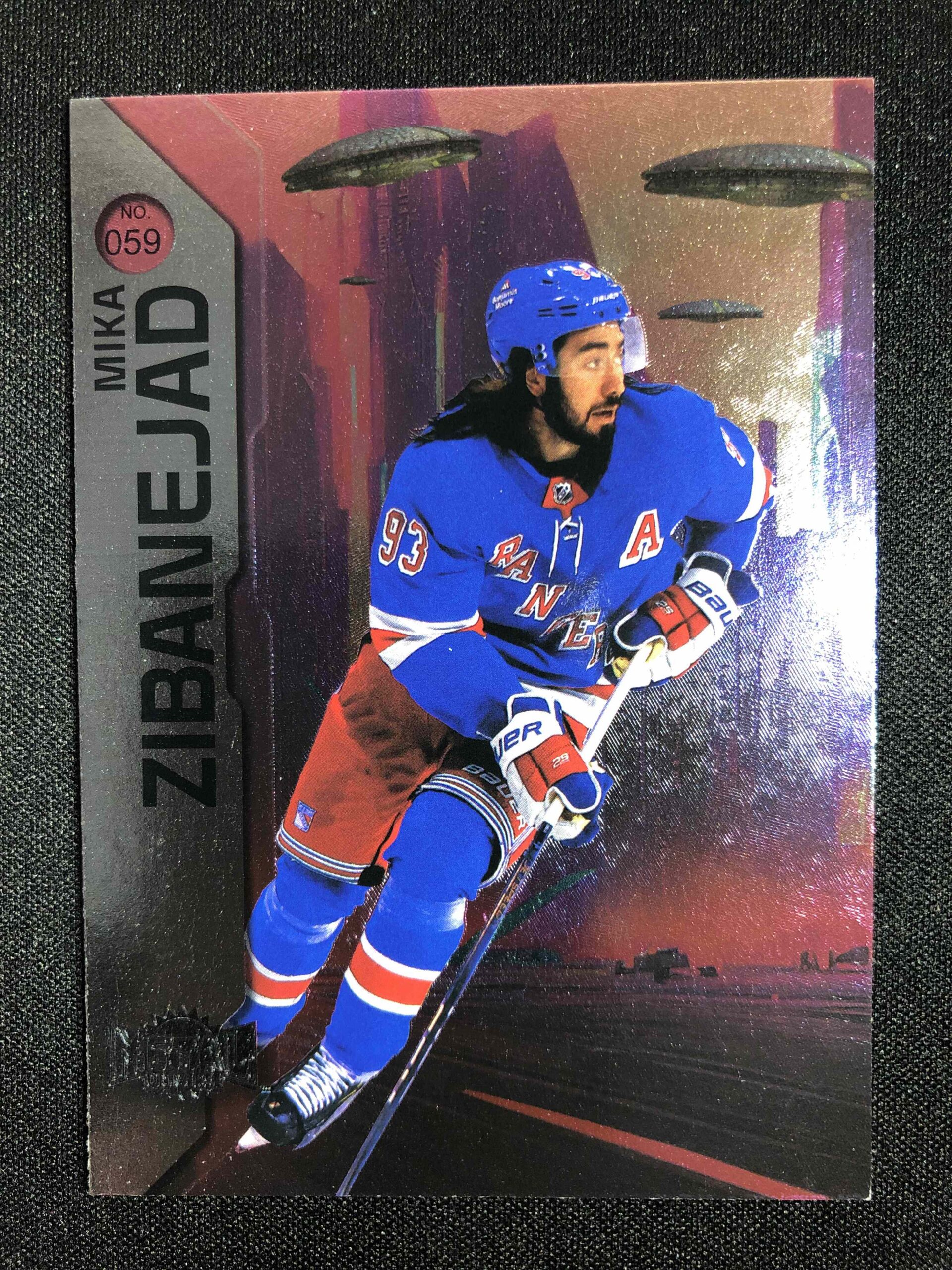 2023/2024 Upper Deck Skybox Metal Universe Base 59 Mika Zibanejad