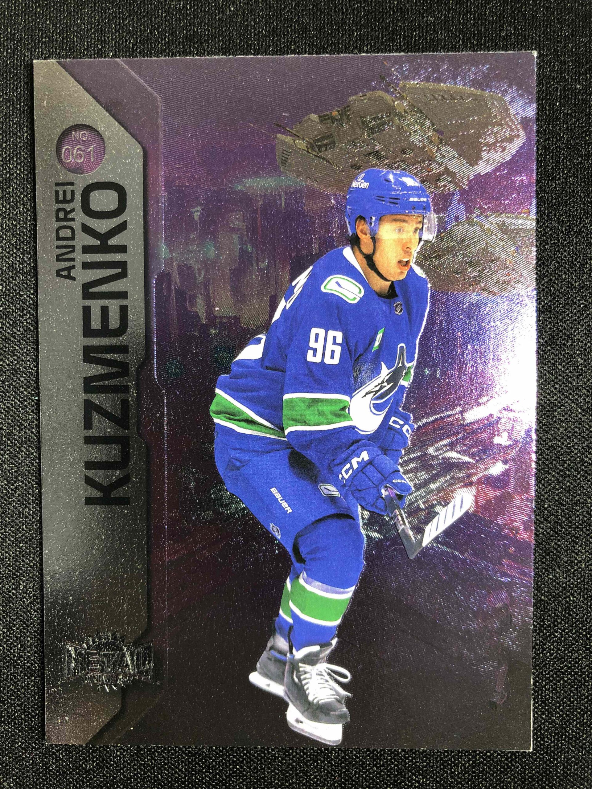 2023/2024 Upper Deck Skybox Metal Universe Base 61 Andrei Kuzmenko