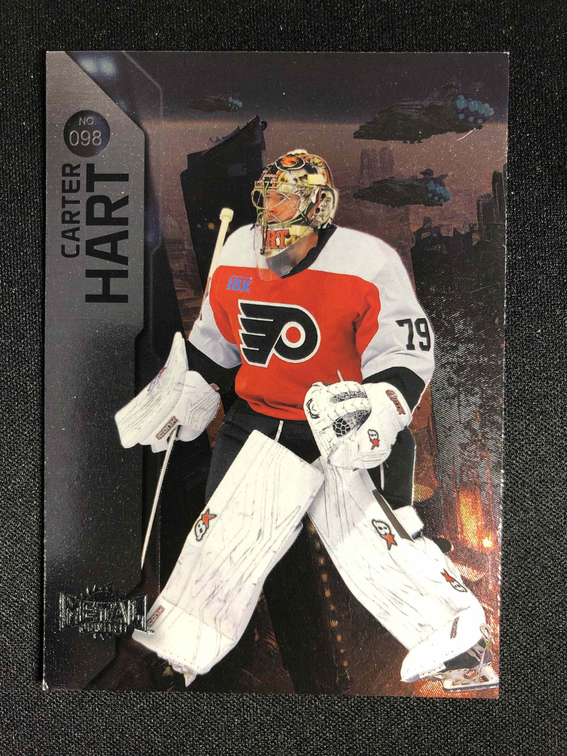 2023/2024 Upper Deck Skybox Metal Universe Base 98 Carter Hart