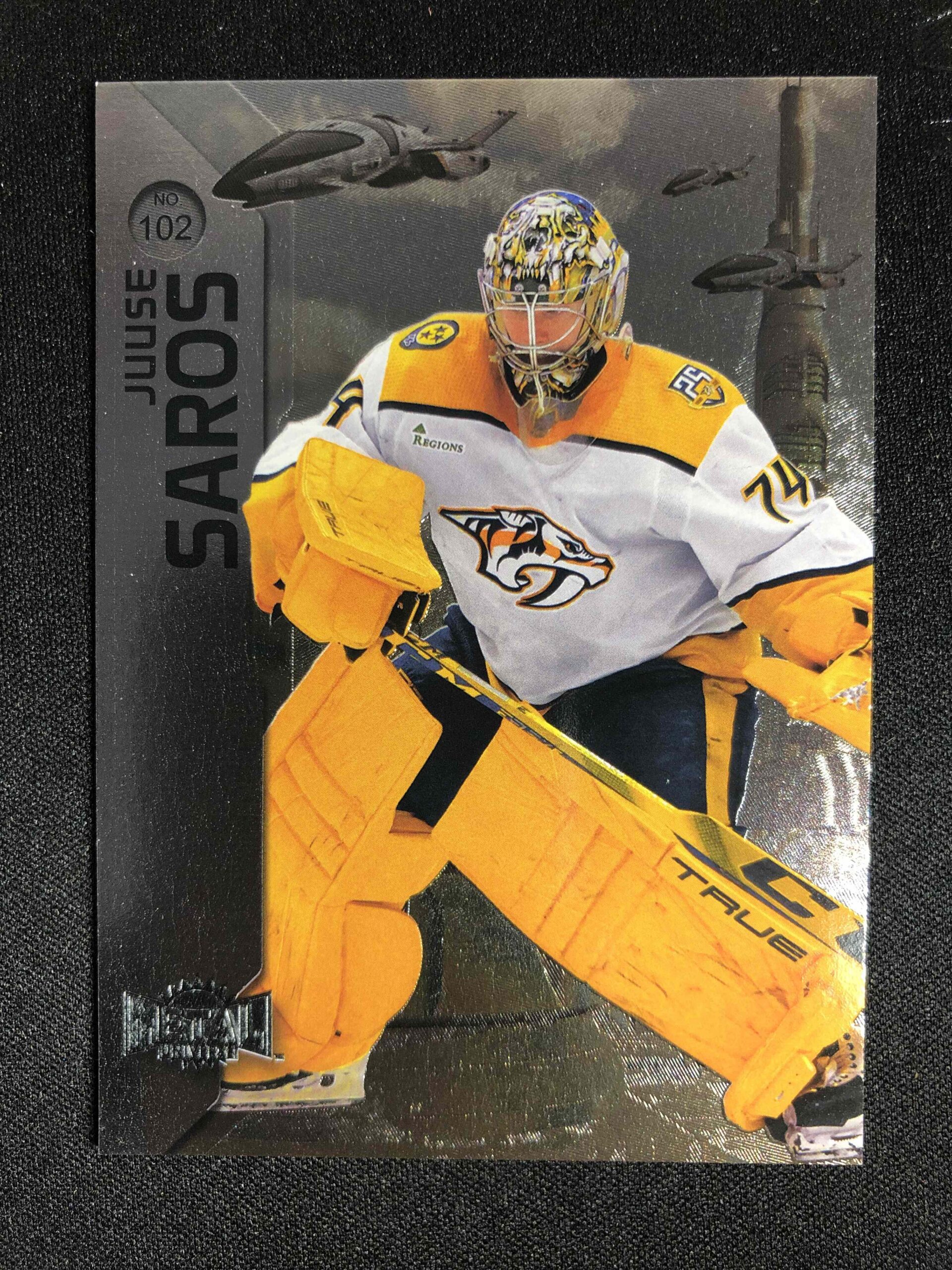 2023/2024 Upper Deck Skybox Metal Universe Base 102 Juuse Saros
