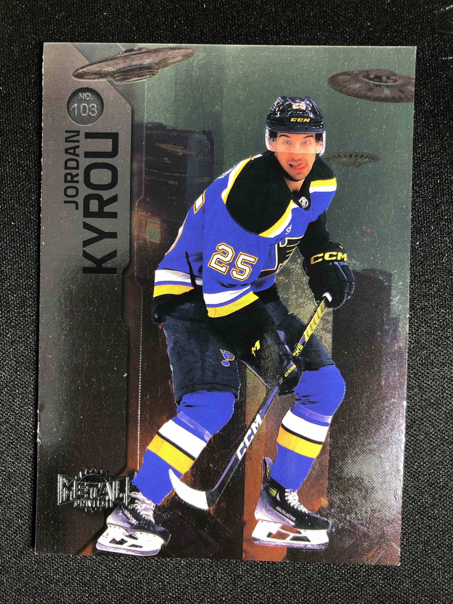 2023/2024 Upper Deck Skybox Metal Universe Base 103 Jordan Kyrou