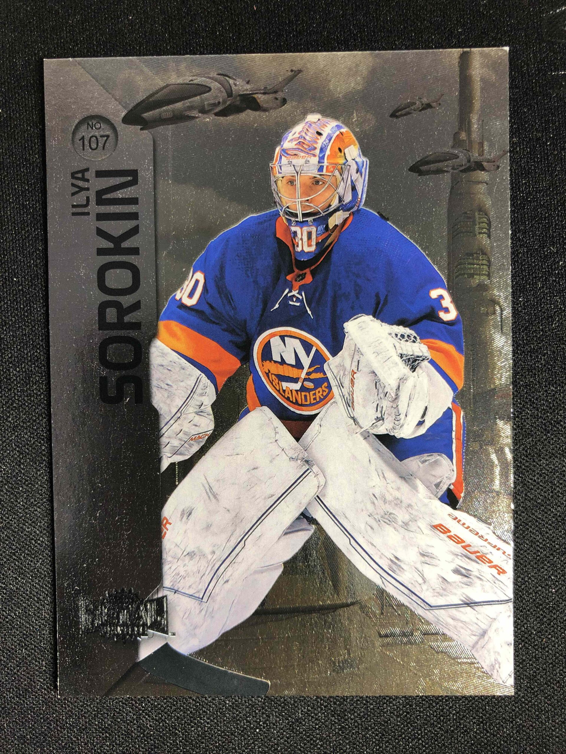 2023/2024 Upper Deck Skybox Metal Universe Base 107 Ilya Sorokin