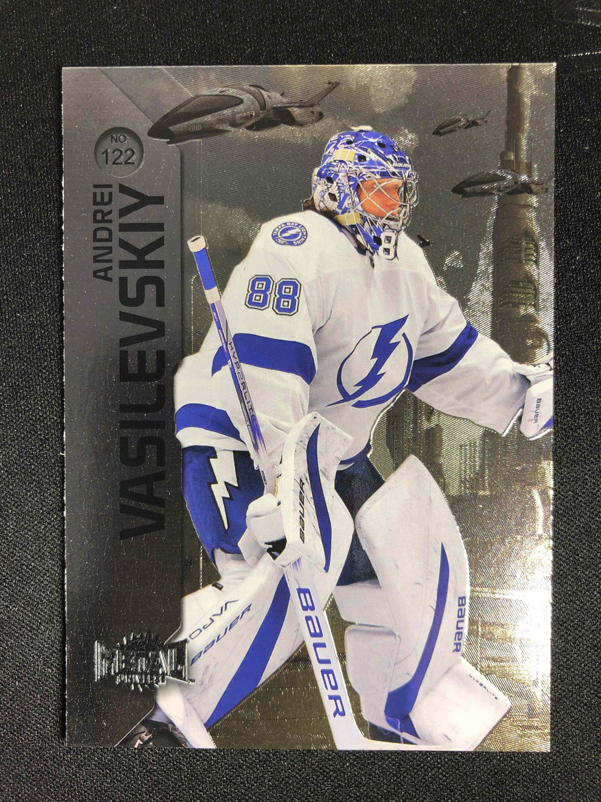 2023/2024 Upper Deck Skybox Metal Universe Base 122 Andrei Vasilevskiy