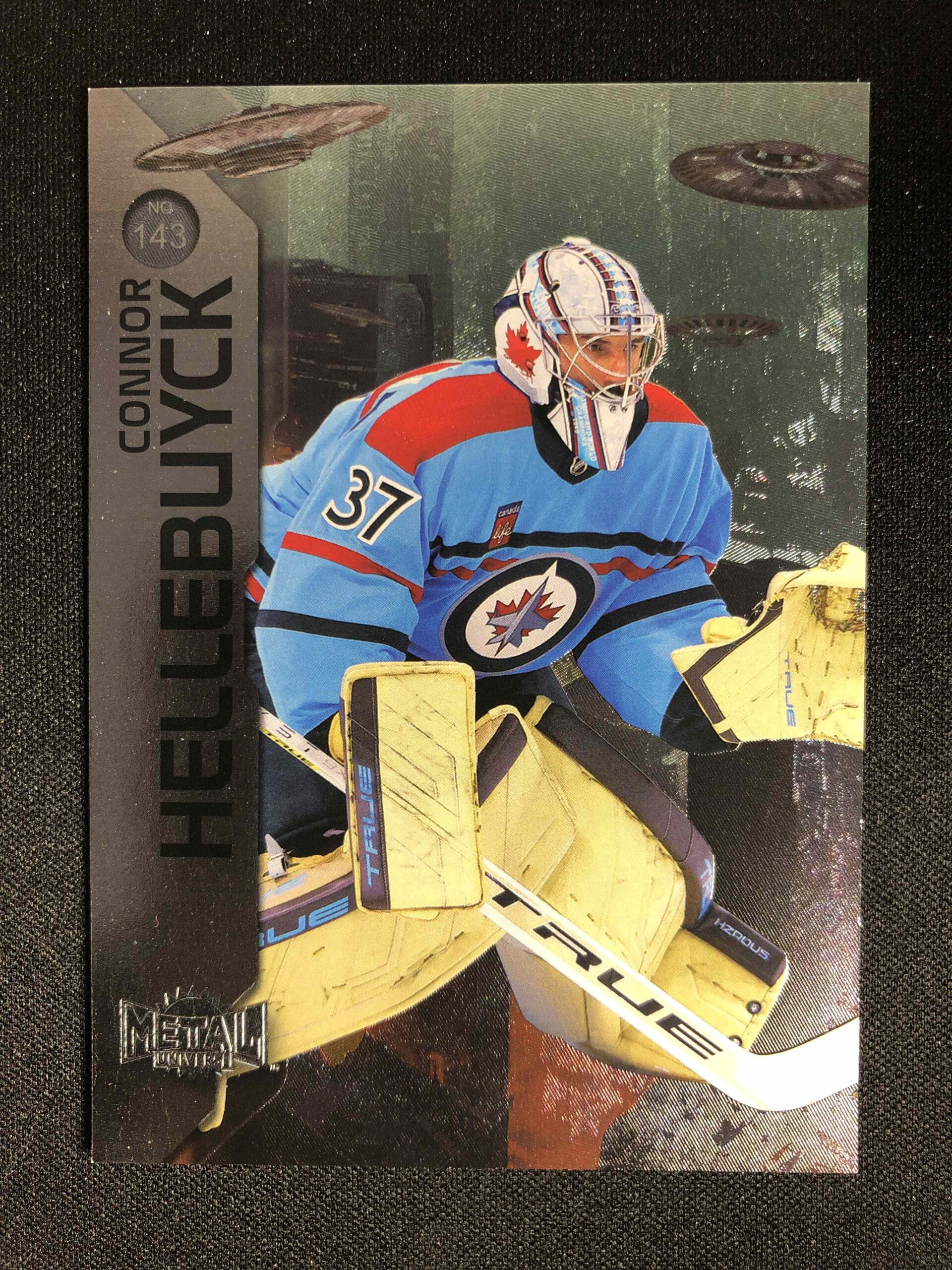 2023/2024 Upper Deck Skybox Metal Universe Base 143 Connor Hellebuyck