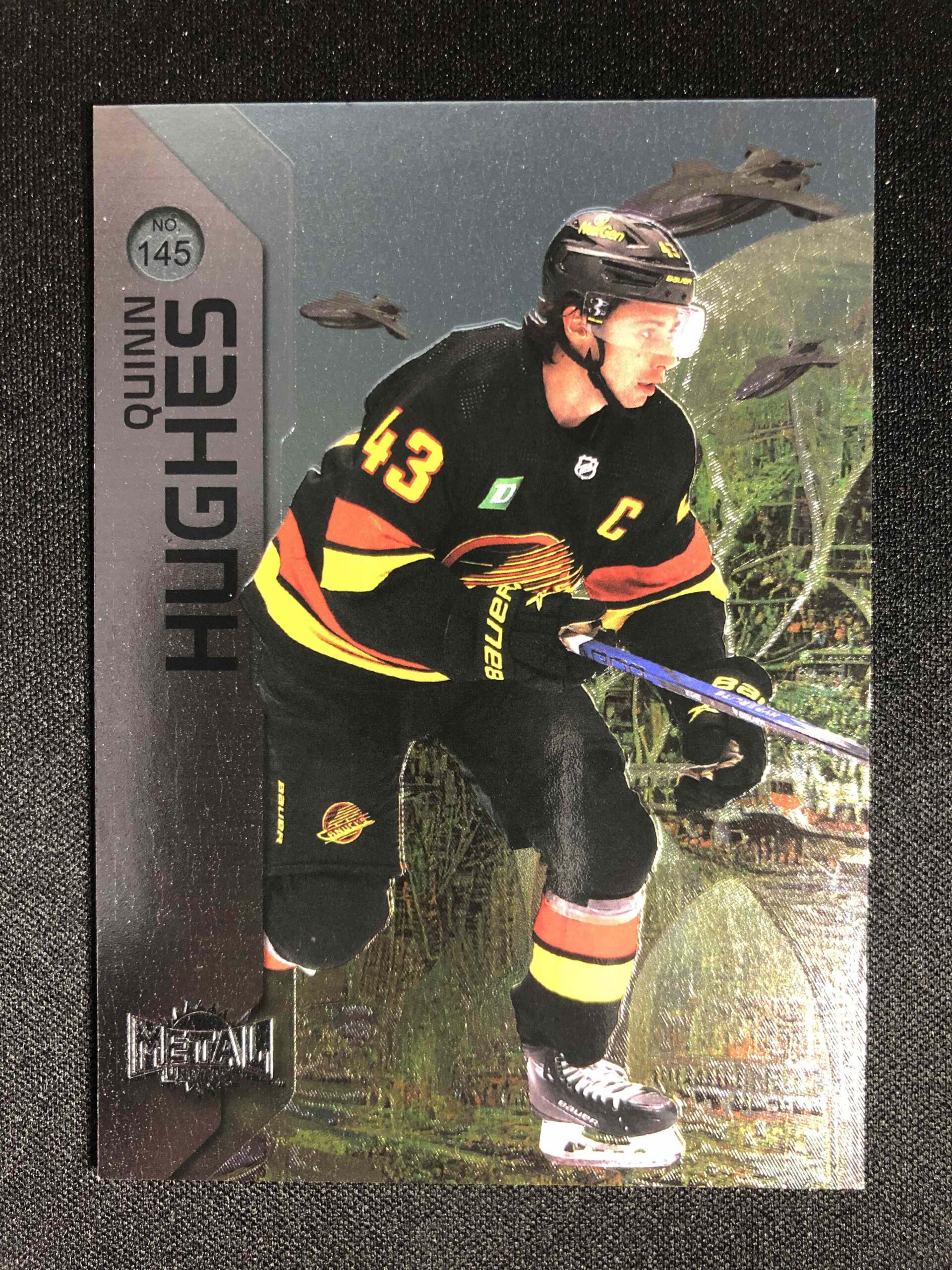2023/2024 Upper Deck Skybox Metal Universe Base 145 Quinn Hughes