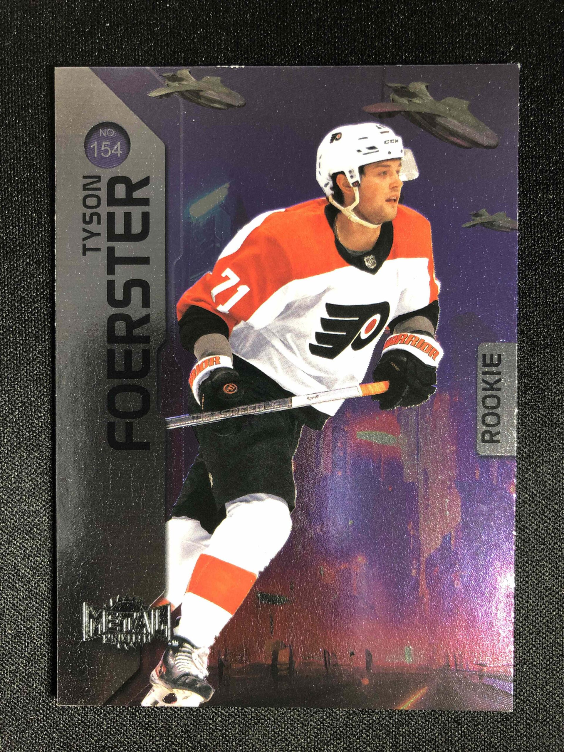 2023/2024 Upper Deck Skybox Metal Universe Base 154 Tyson Foerster