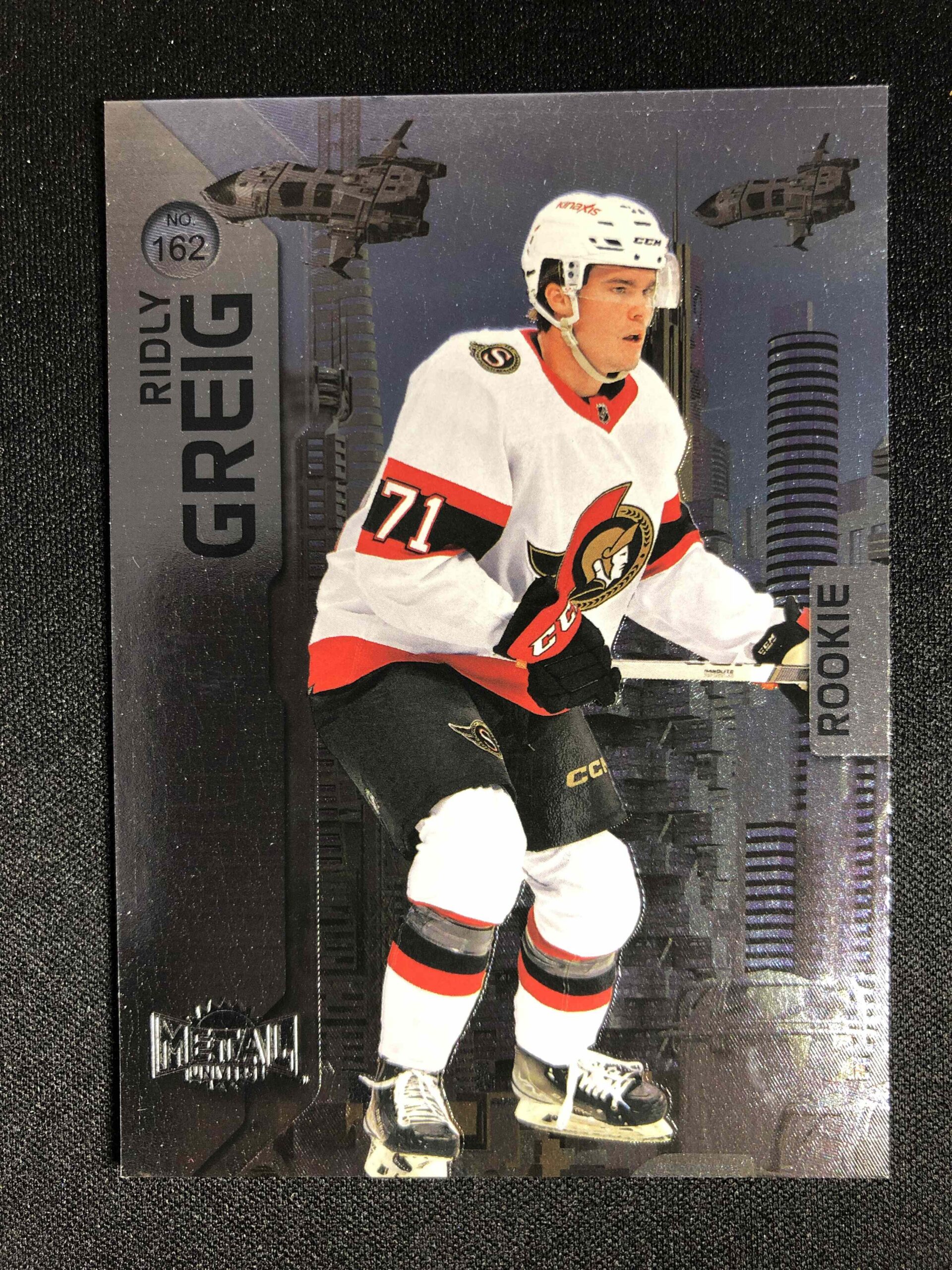 2023/2024 Upper Deck Skybox Metal Universe Base 162 Ridly Greig