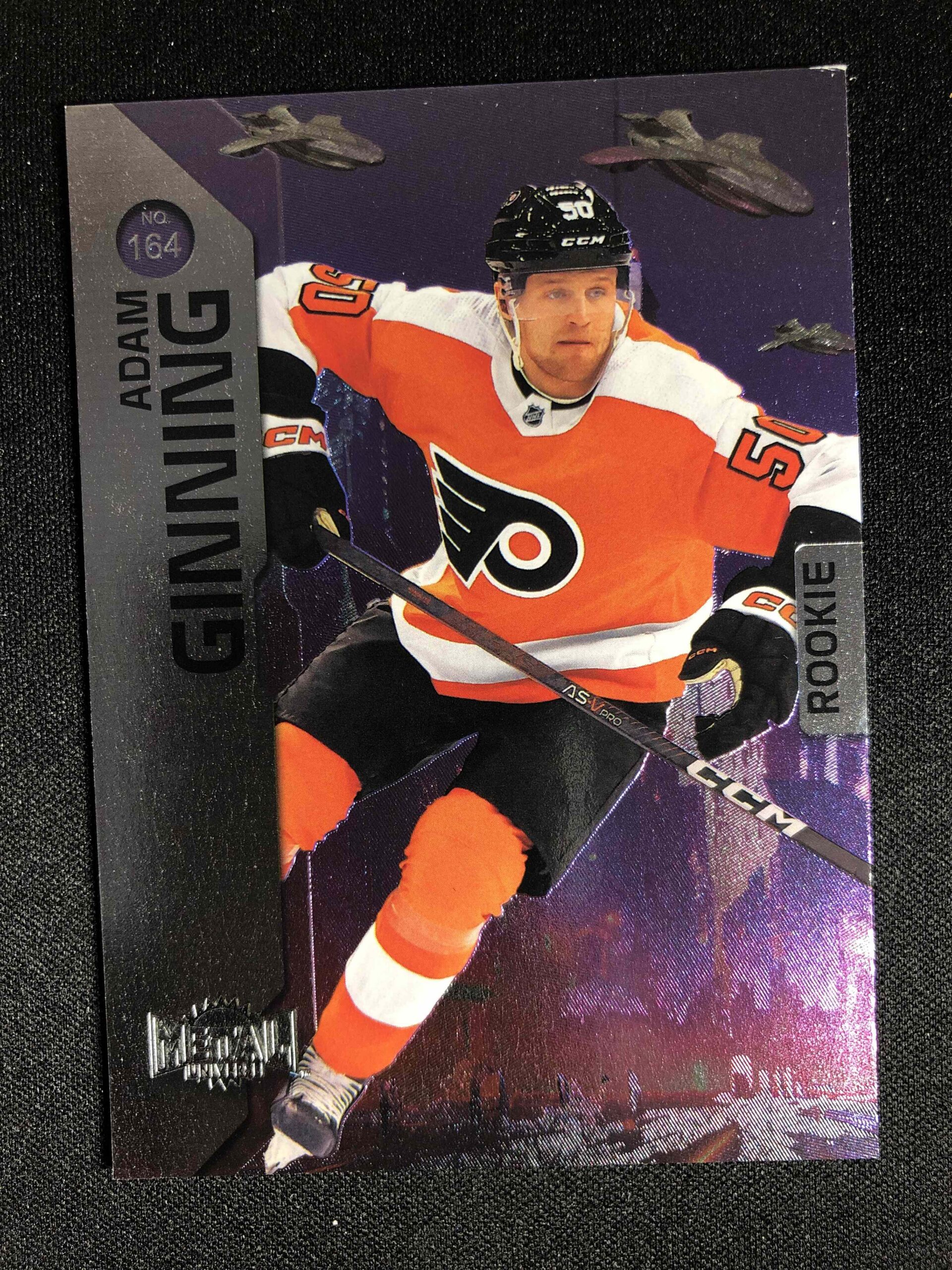 2023/2024 Upper Deck Skybox Metal Universe Base 164 Adam Ginning