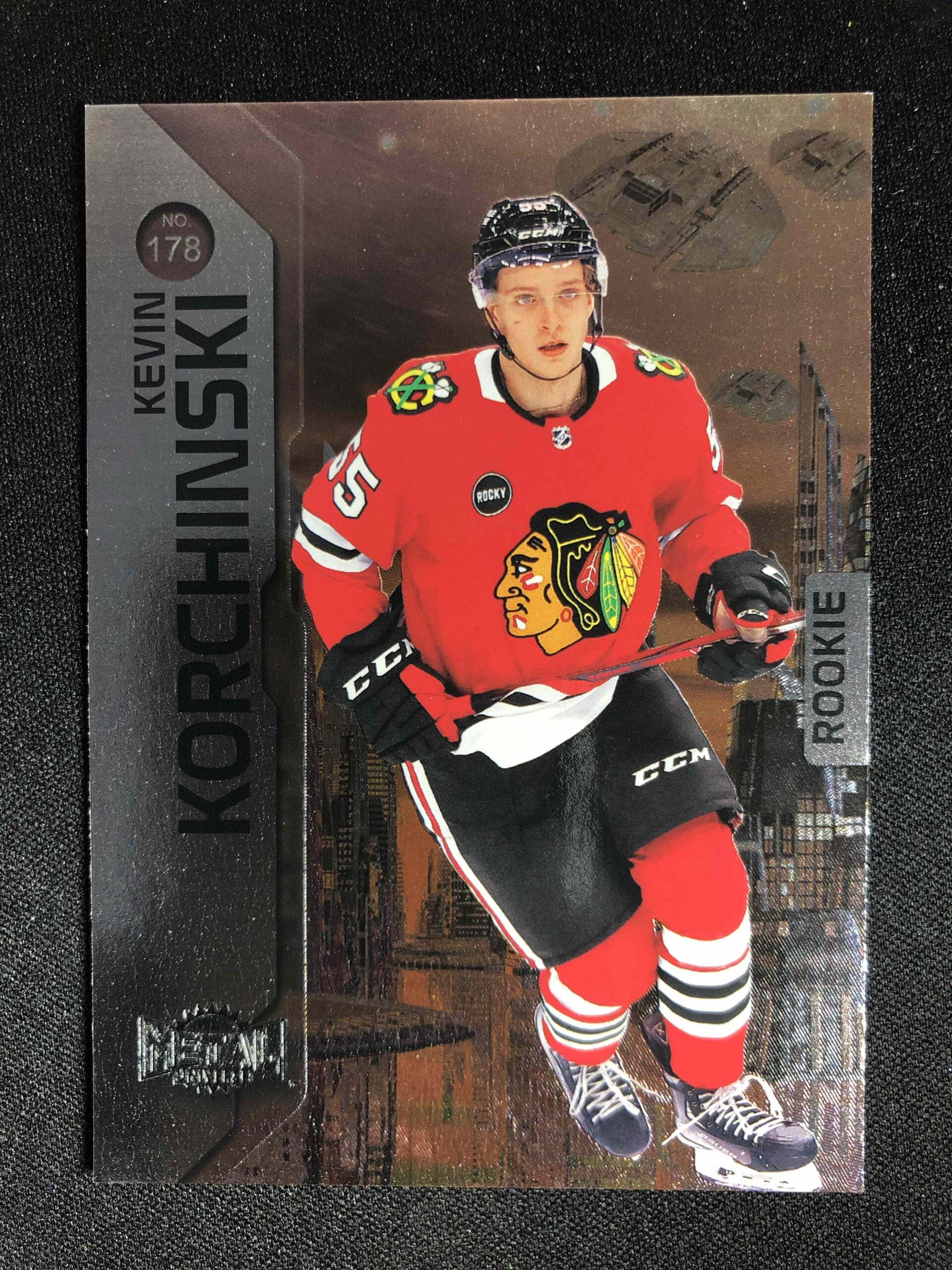 2023/2024 Upper Deck Skybox Metal Universe Base 178 Kevin Korchinski