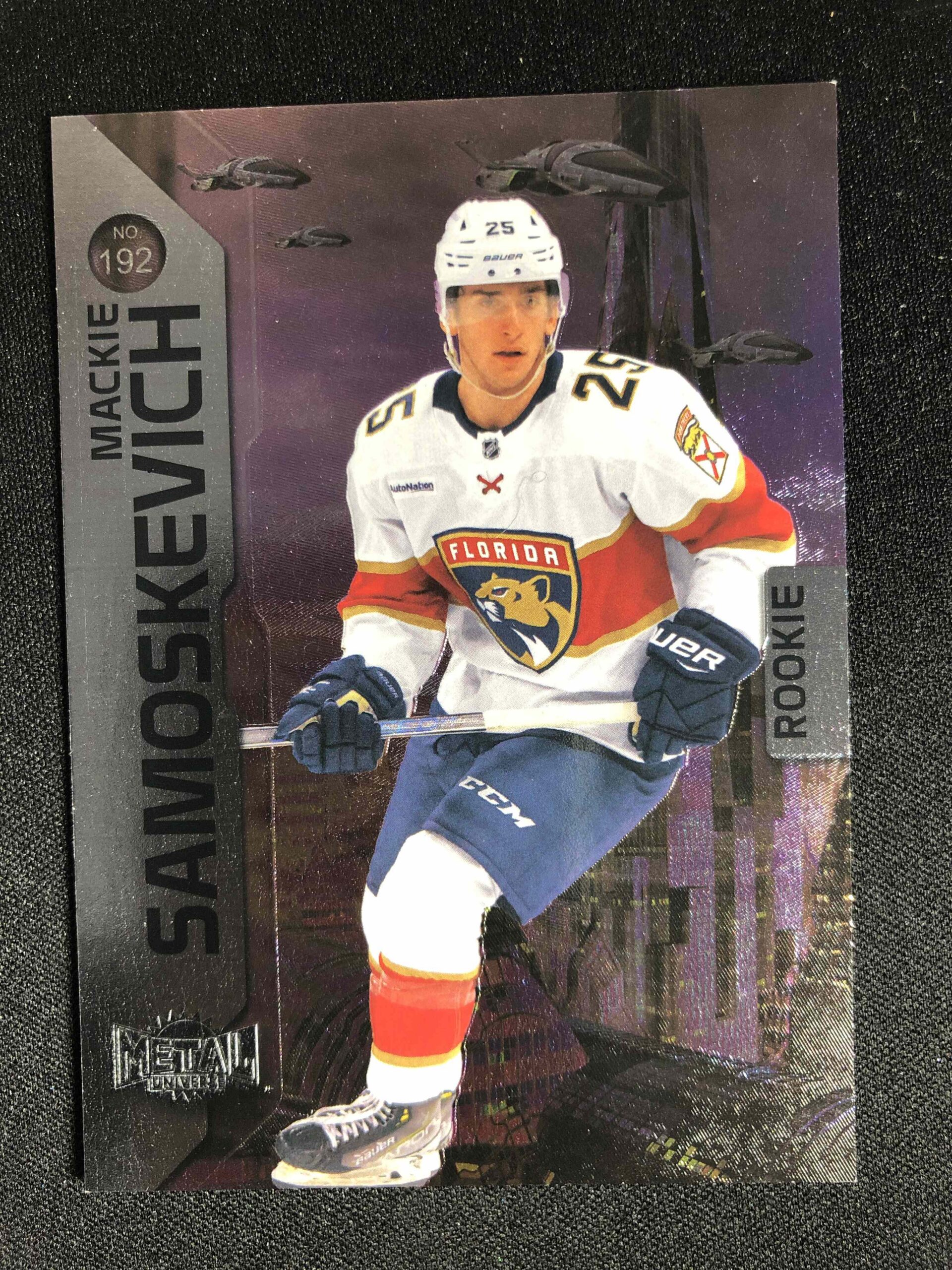 2023/2024 Upper Deck Skybox Metal Universe Base 192 Mackie Samoskevich