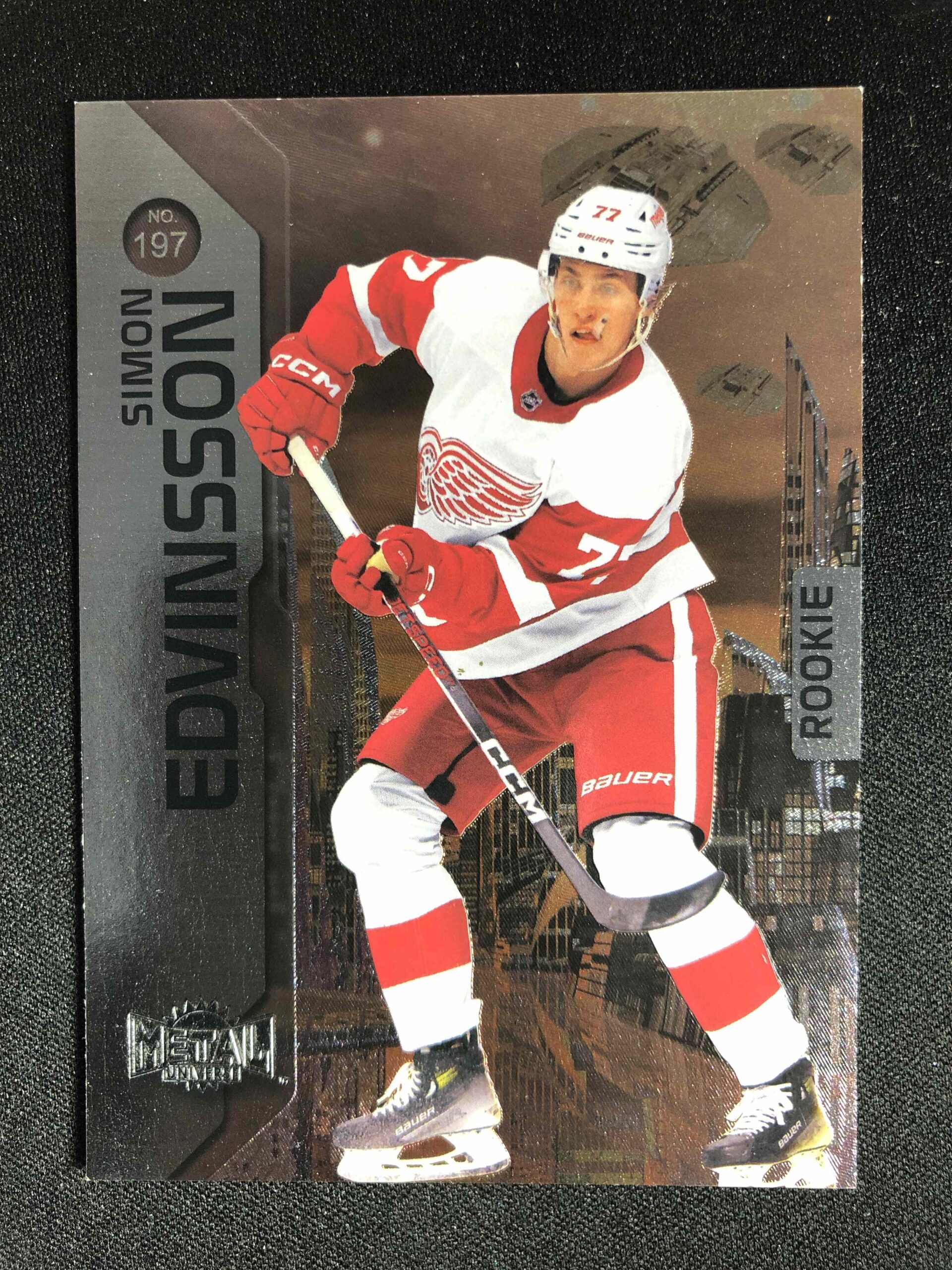 2023/2024 Upper Deck Skybox Metal Universe Base 197 Simon Edvinsson