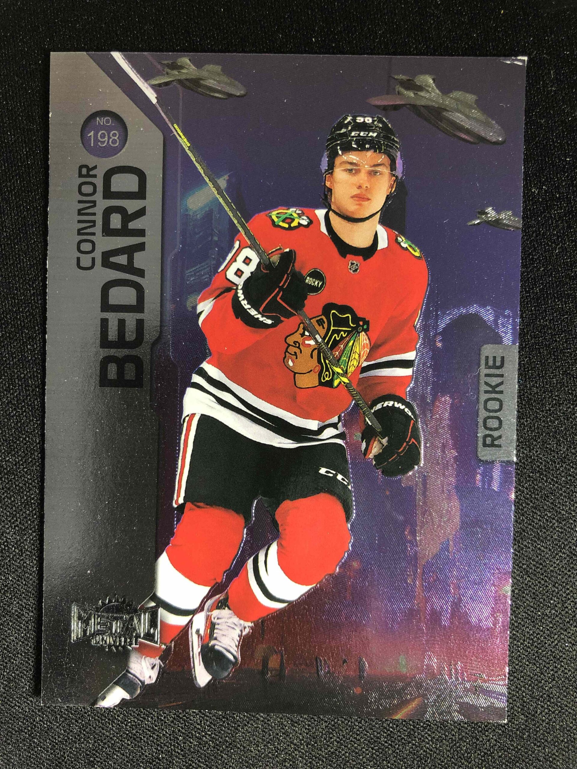 2023/2024 Upper Deck Skybox Metal Universe Base 198 Connor Bedard